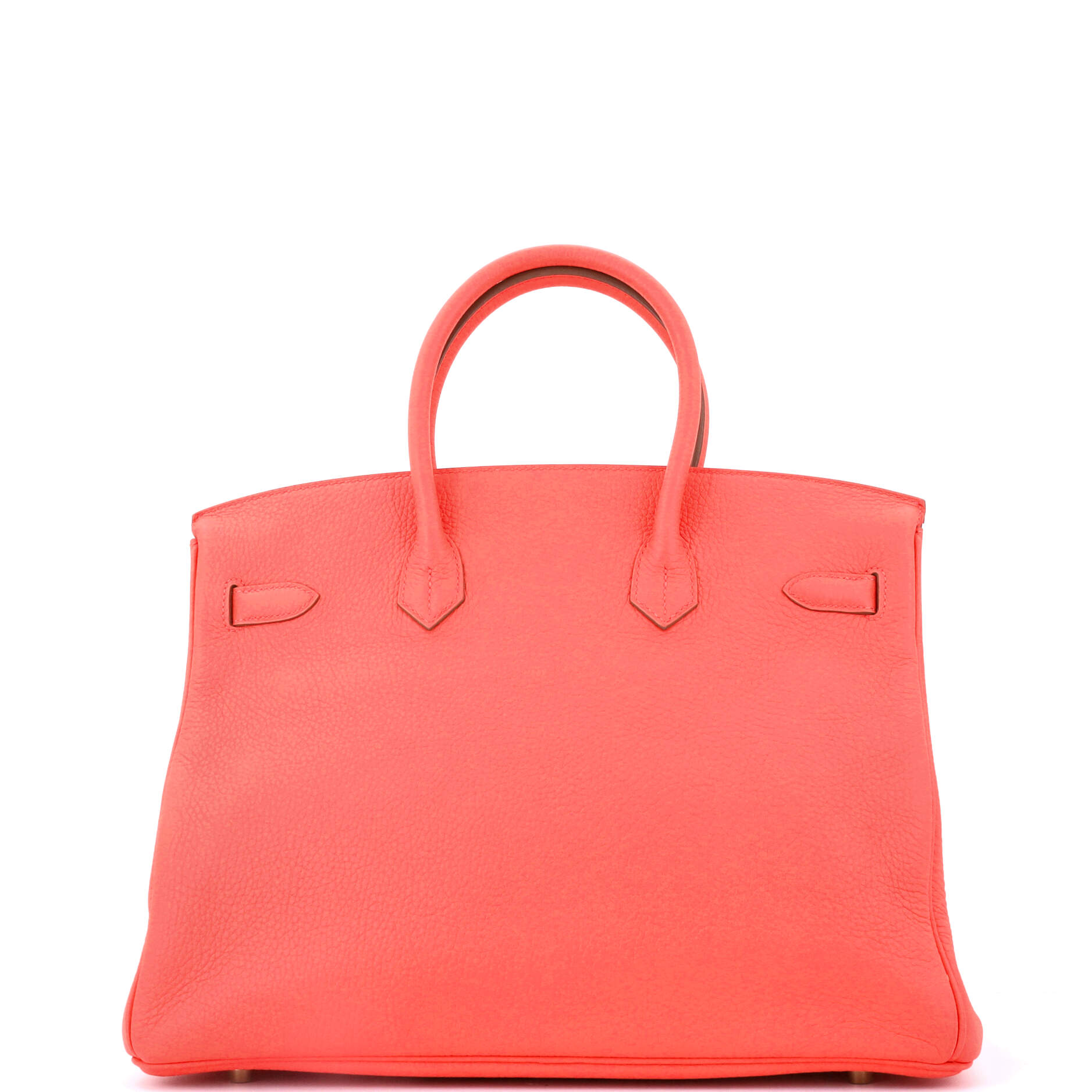 Birkin Handbag Rose Jaipur Clemence with Gold Hardware 35