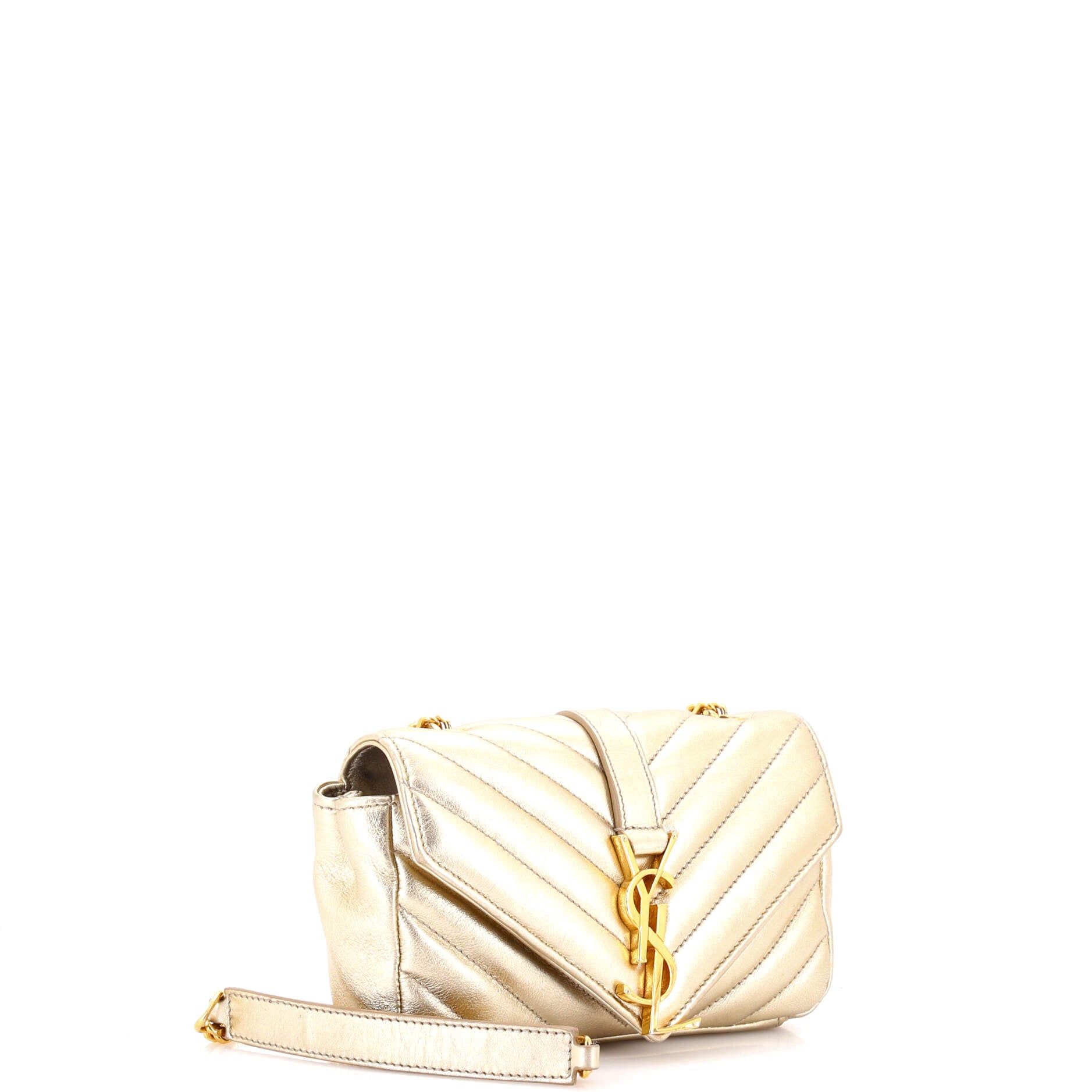 Classic Monogram Crossbody Bag Matelasse Chevron Leather Baby