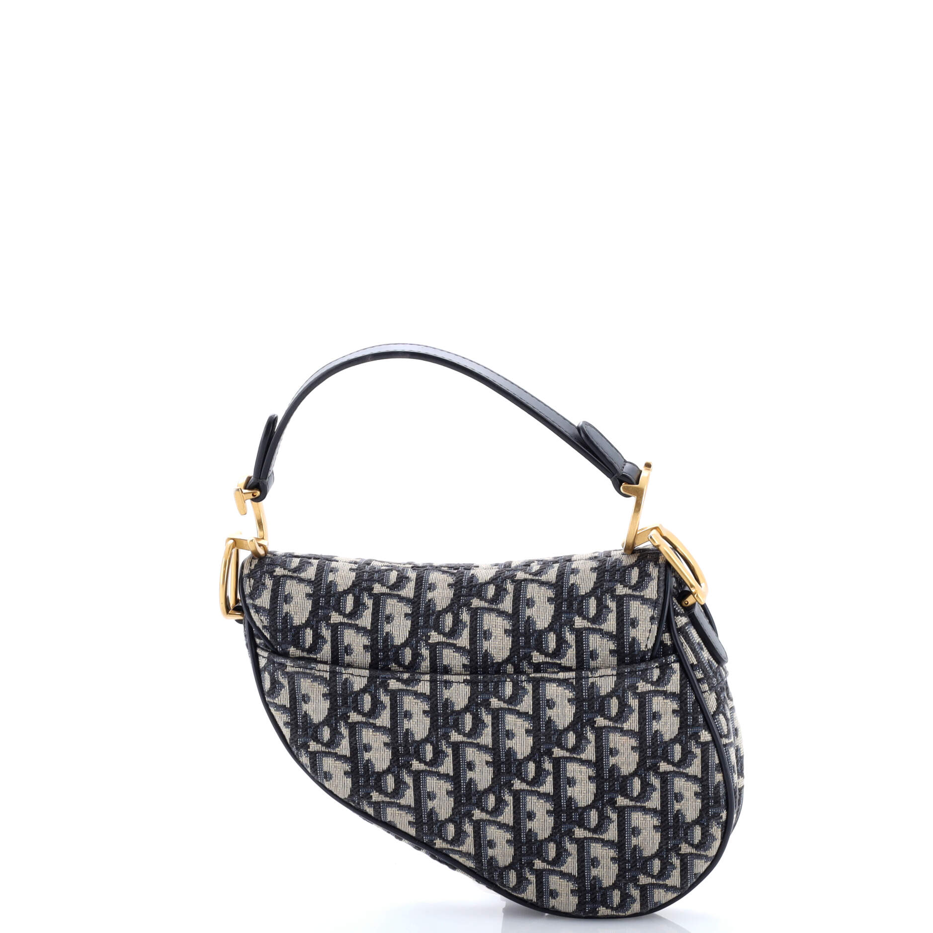 Saddle Handbag Oblique Canvas Mini