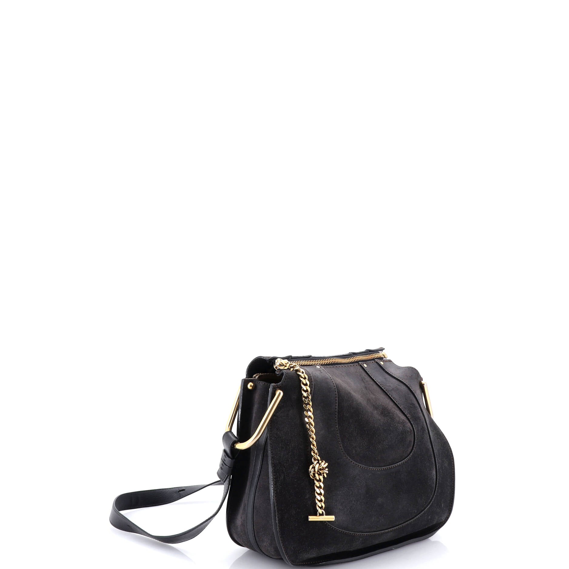 Hayley Hobo Suede Small
