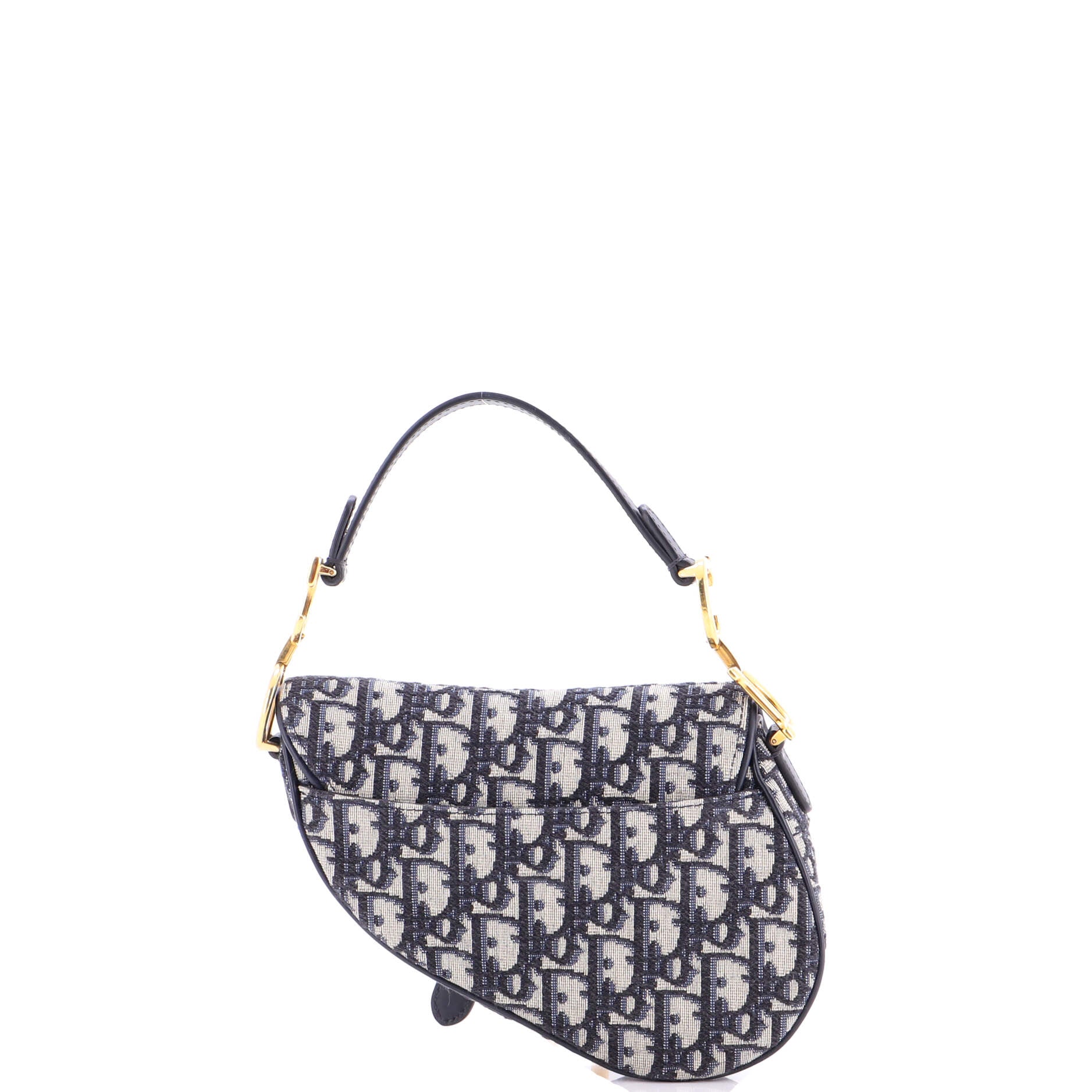 Saddle Handbag Oblique Canvas Mini