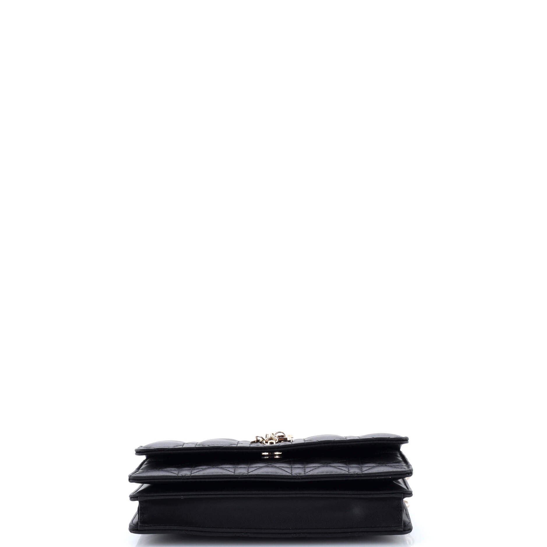 My Dior Top Handle Flap Bag Cannage Quilt Lambskin Mini