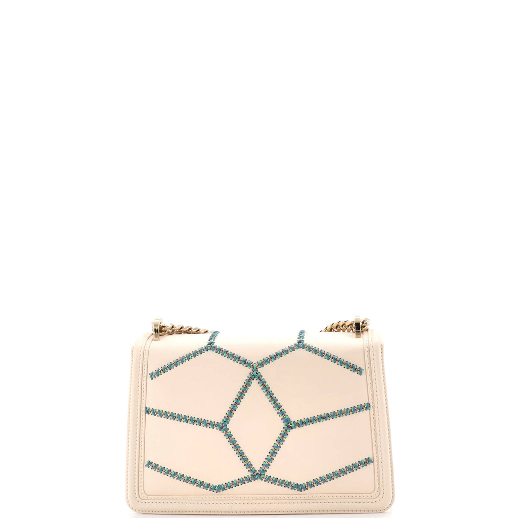 Serpenti Forever Shoulder Bag Whipstitched Leather Small
