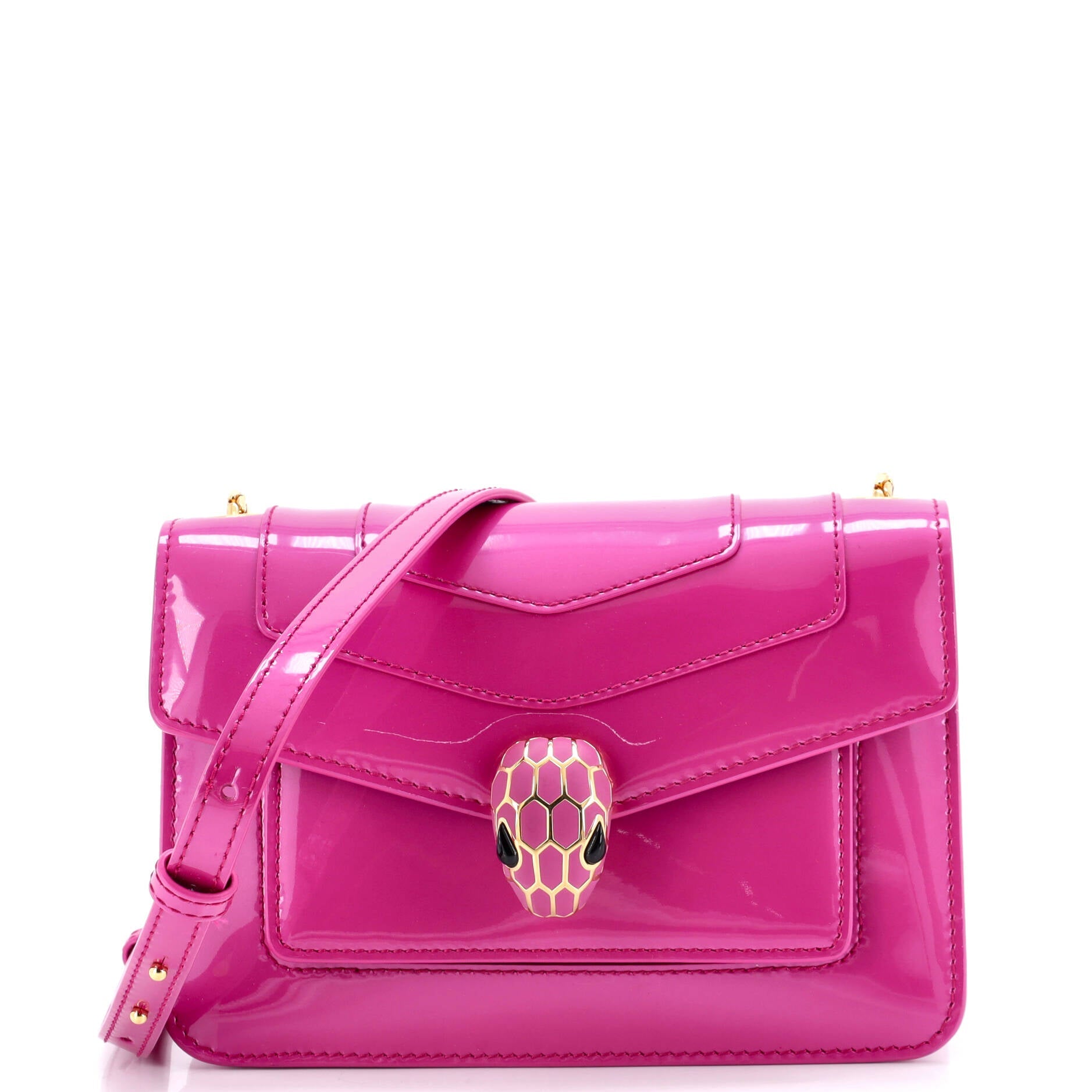 Serpenti Forever Shoulder Bag Patent Small