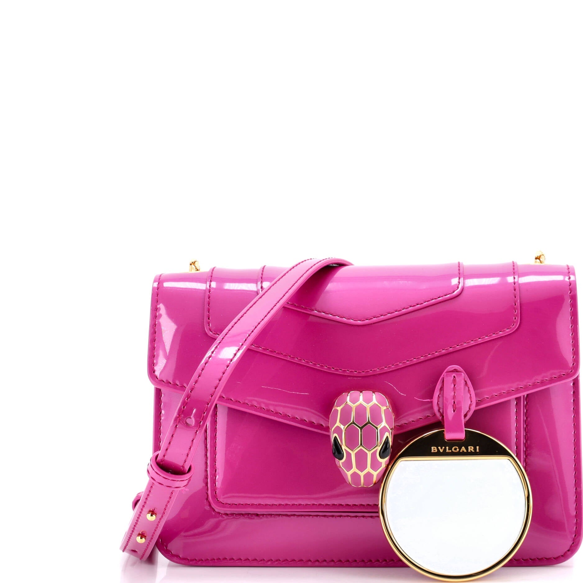Serpenti Forever Shoulder Bag Patent Small