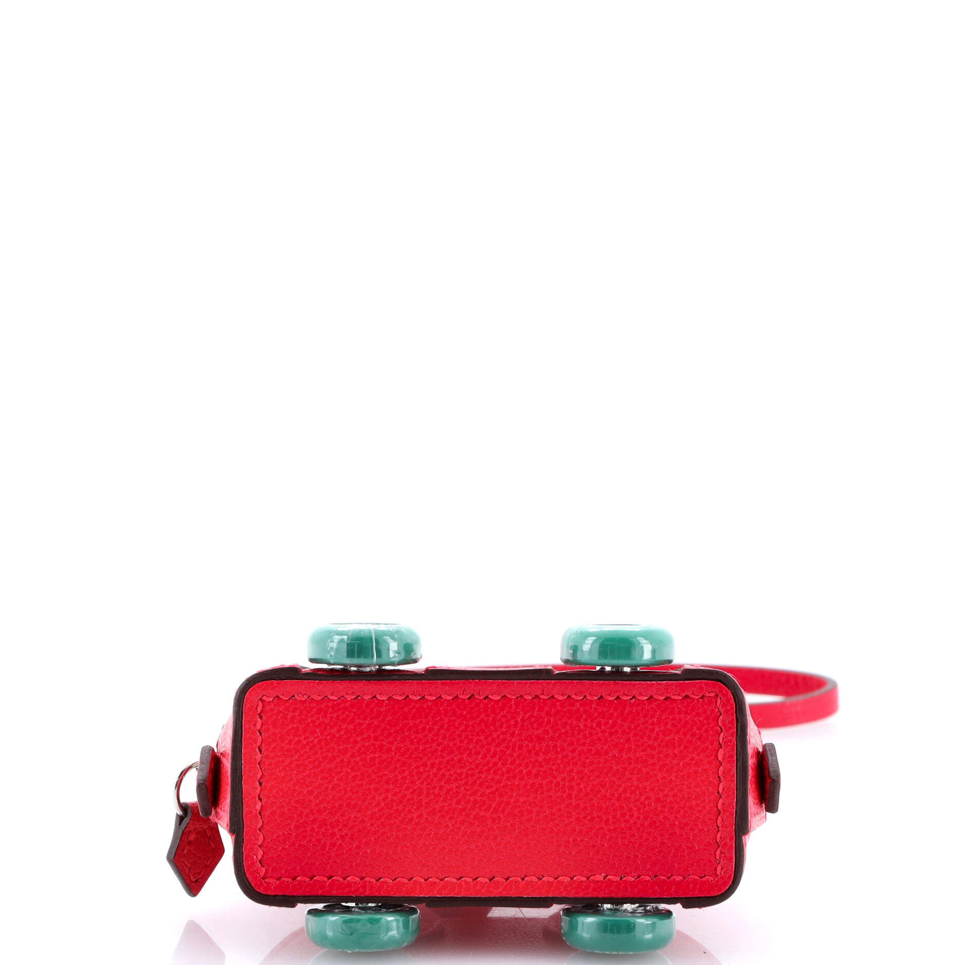 Bolide on Wheels Bag Charm Leather