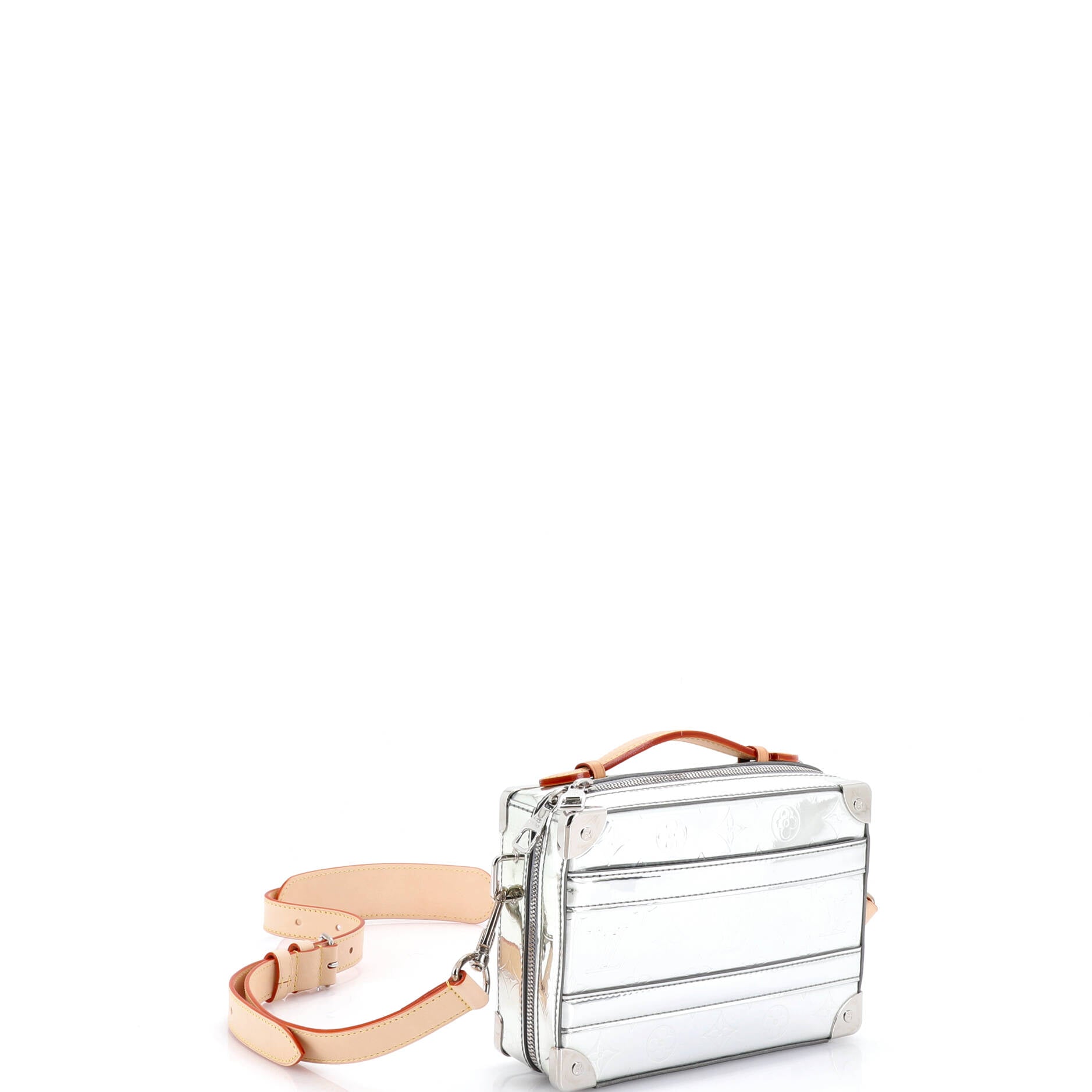 Handle Soft Trunk Bag Monogram Mirror Coated Canvas