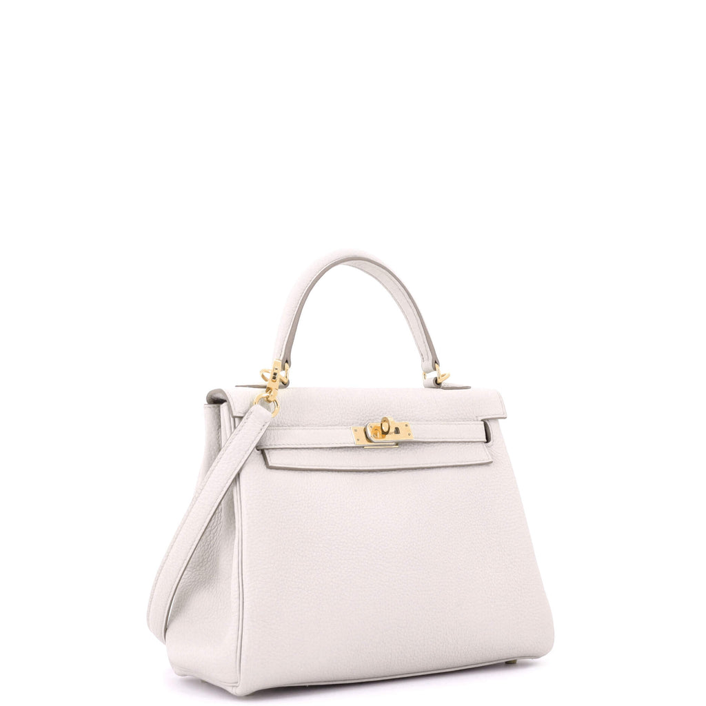 Kelly Handbag Light Togo with Gold Hardware 25