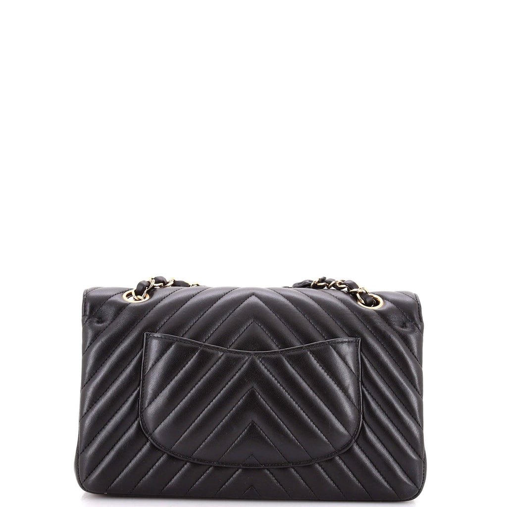 Classic Double Flap Bag Chevron Lambskin Medium