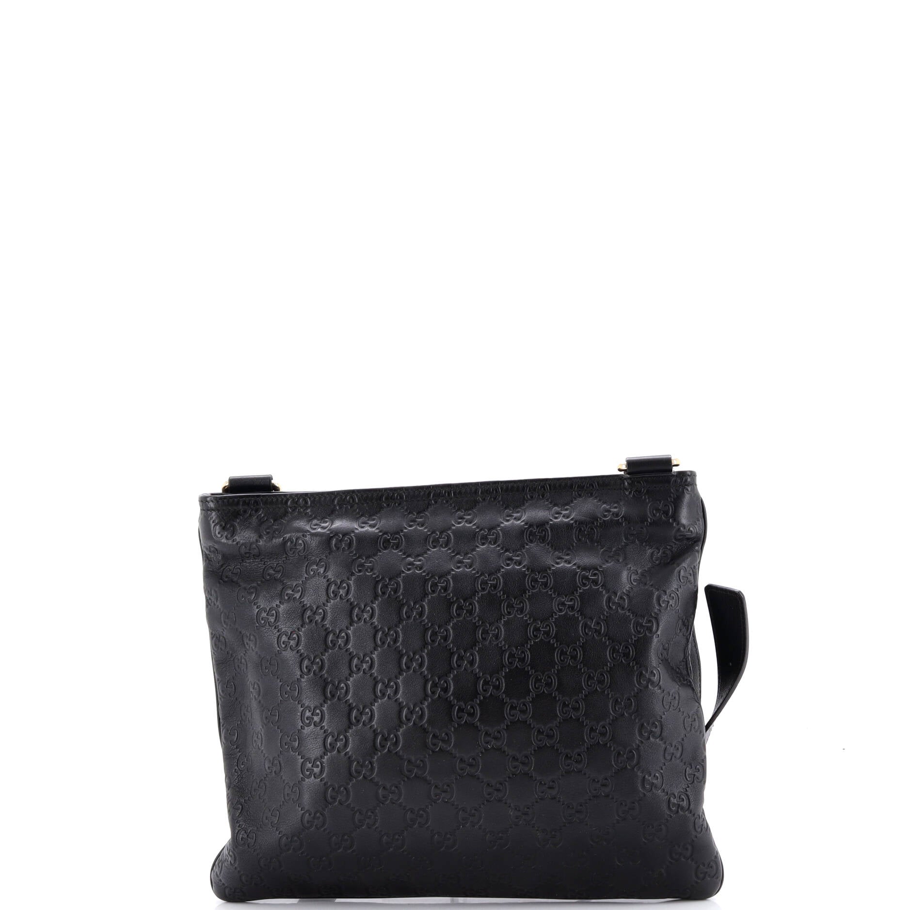 Convertible Zip Messenger Guccissima Leather Large