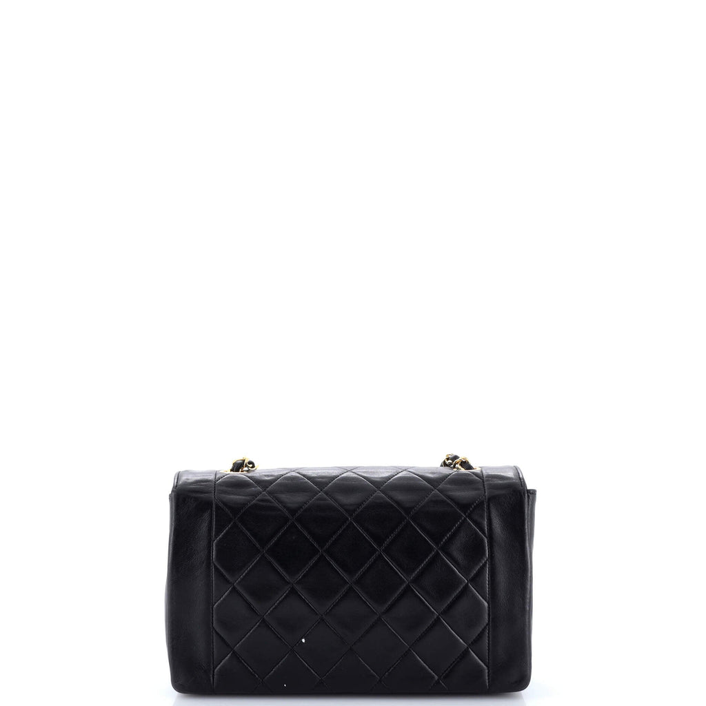 Vintage Diana Flap Bag Quilted Lambskin Medium