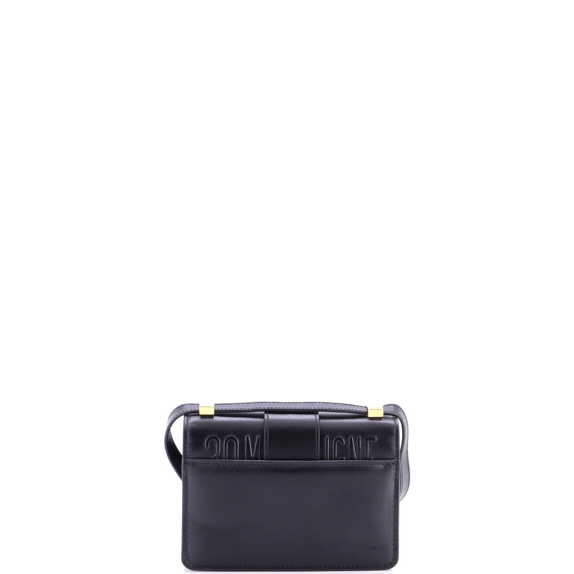 30 Montaigne Flap Bag Leather Micro