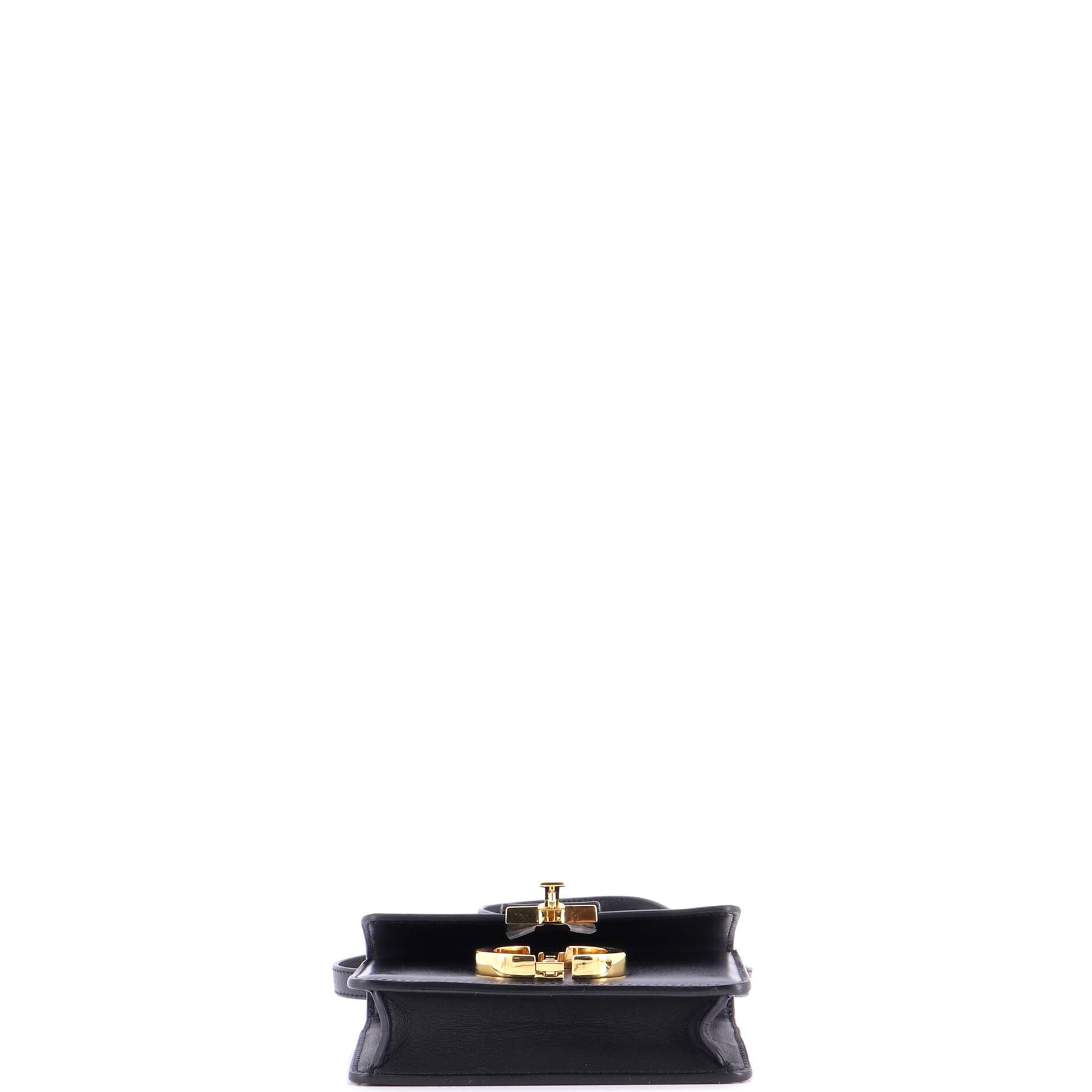30 Montaigne Flap Bag Leather Micro