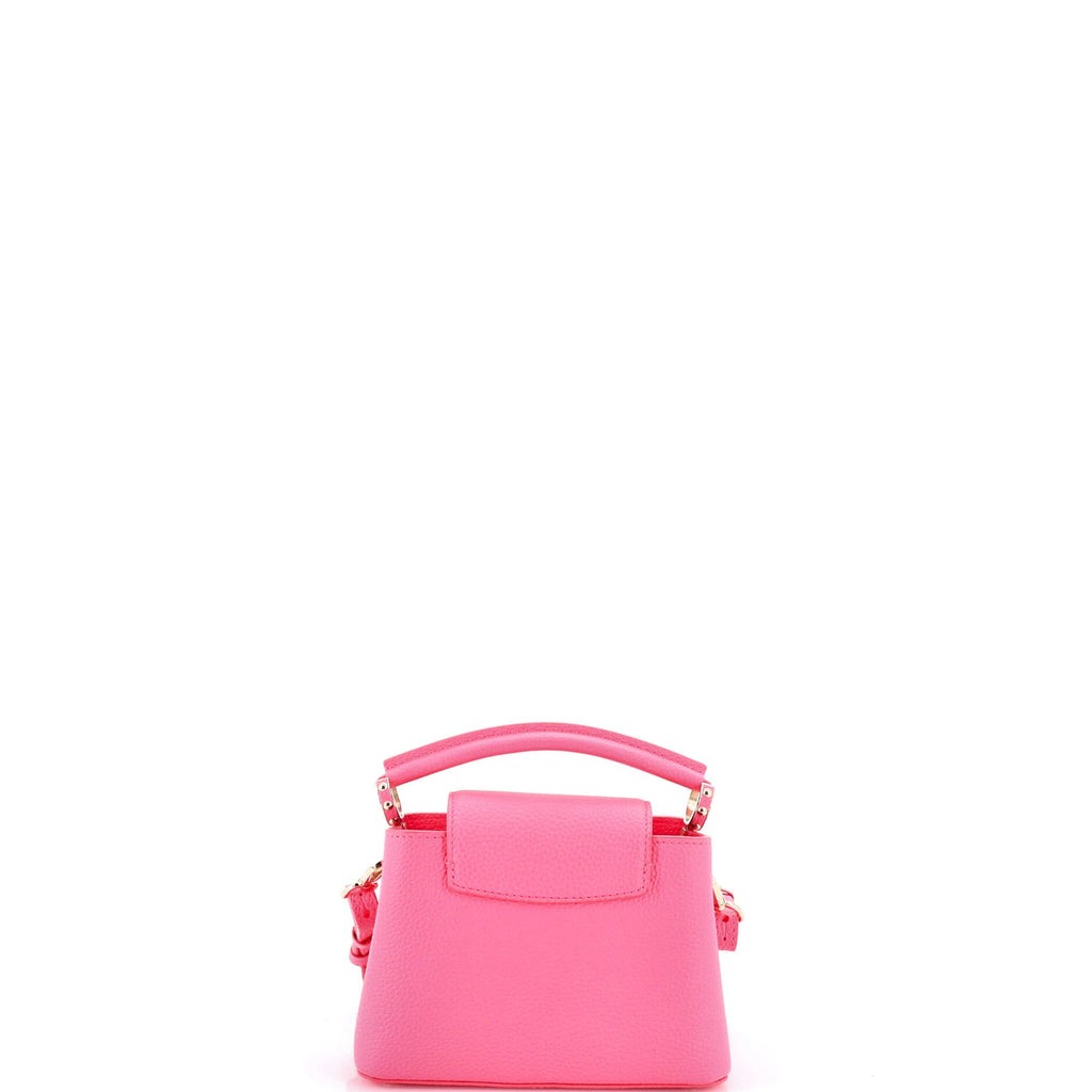 Capucine Bag Leather with Monogram Tuffetage Leather Strap Mini