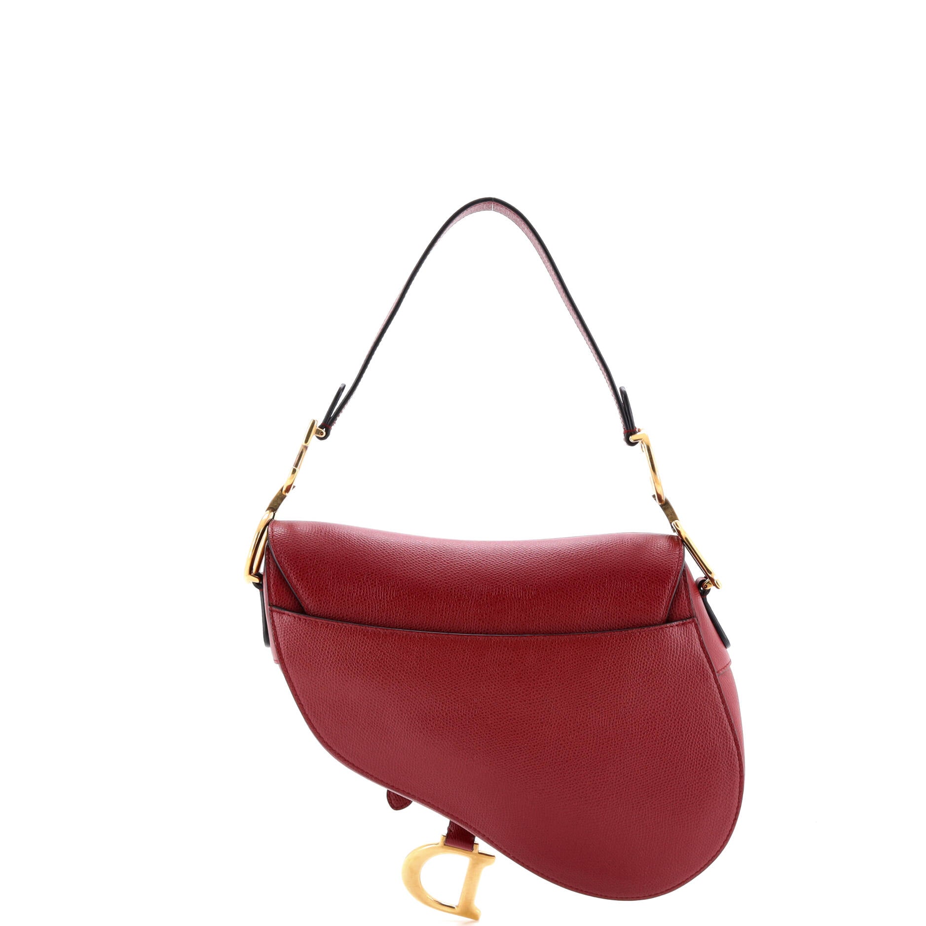 Saddle Handbag Leather Medium
