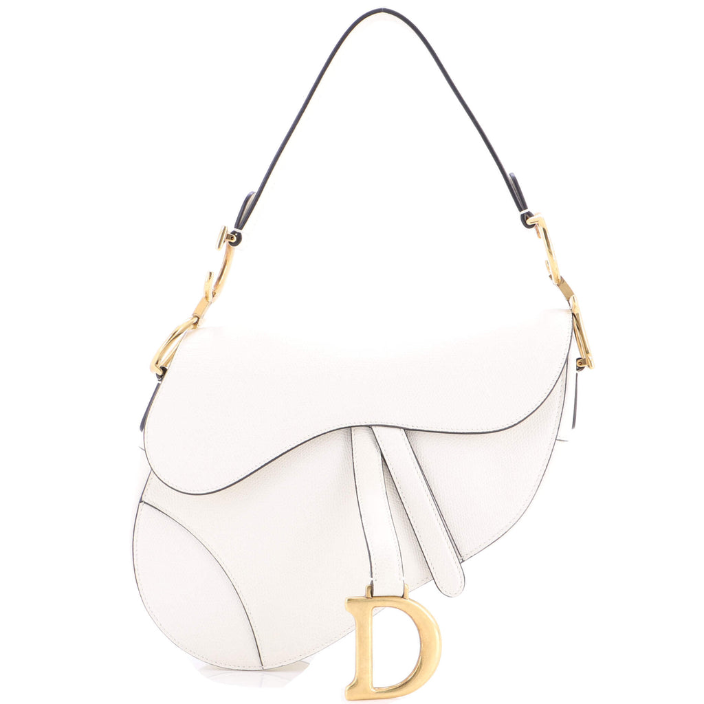 Saddle Handbag Leather Medium
