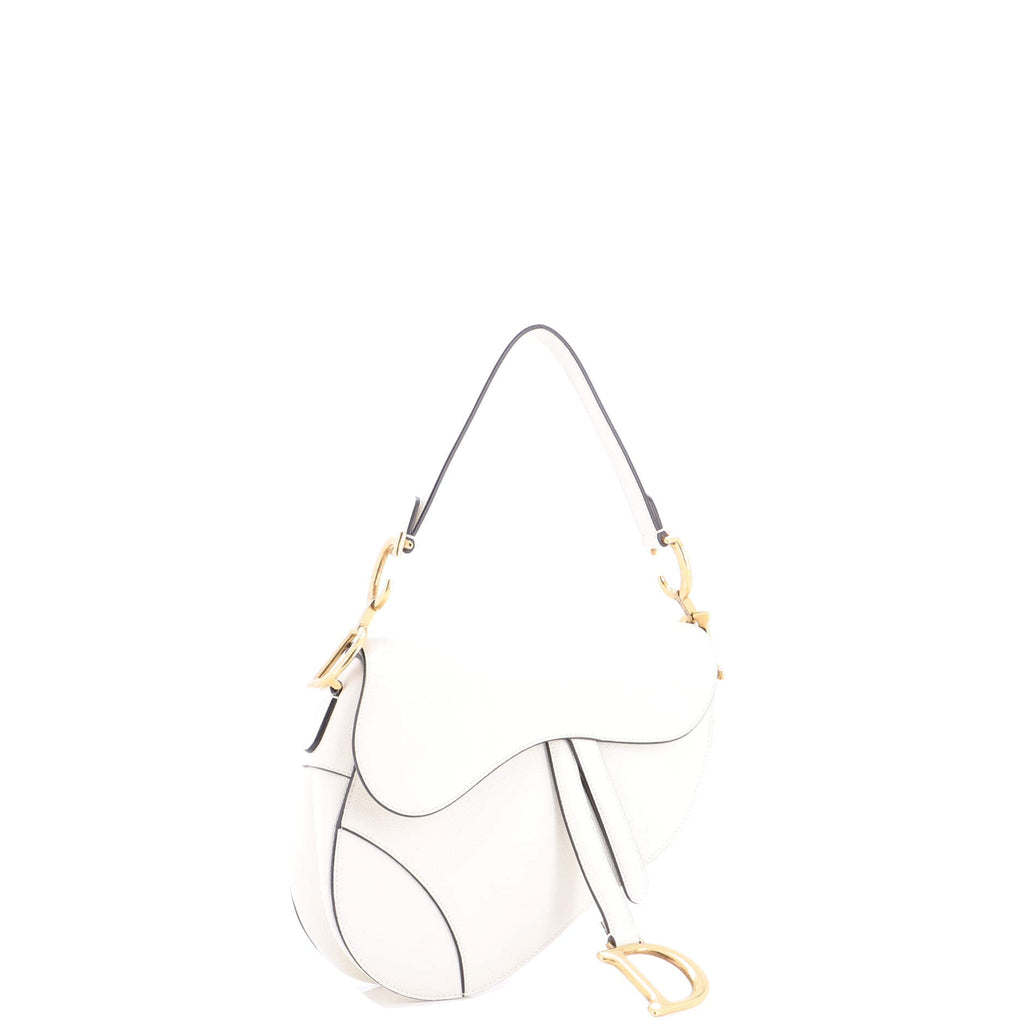 Saddle Handbag Leather Medium
