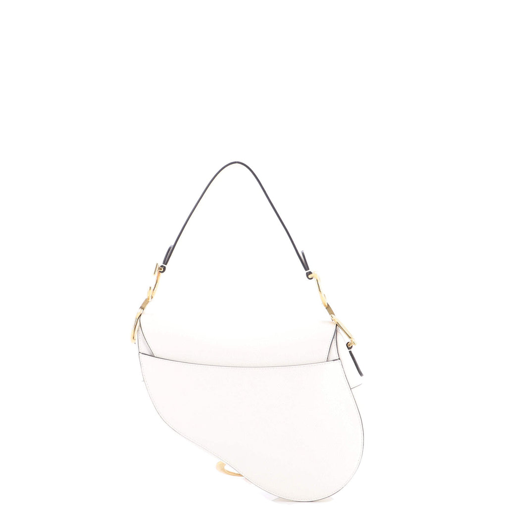 Saddle Handbag Leather Medium