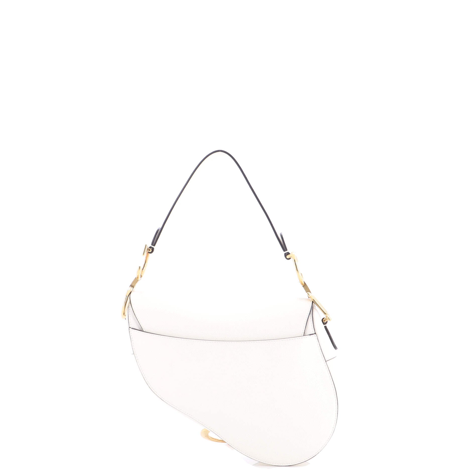 Saddle Handbag Leather Medium