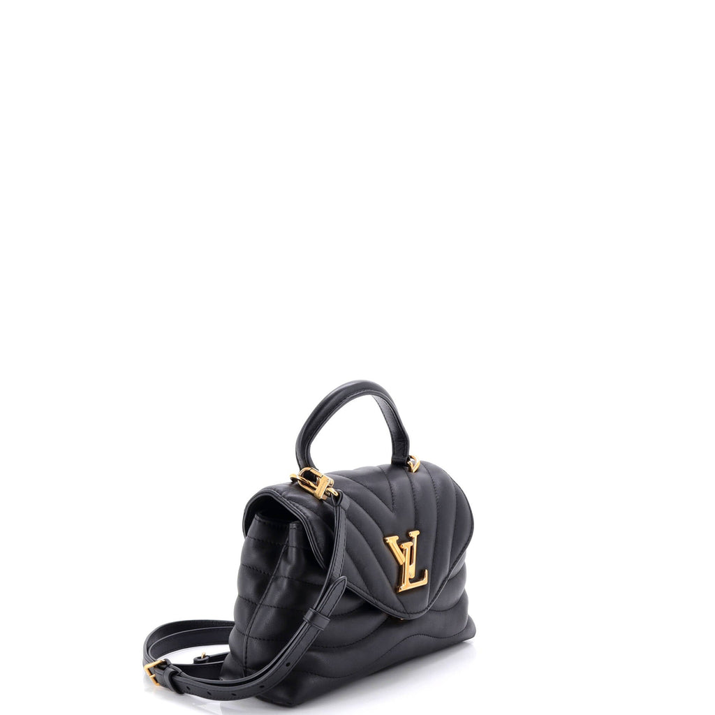New Wave Hold Me Top Handle Bag Quilted Leather