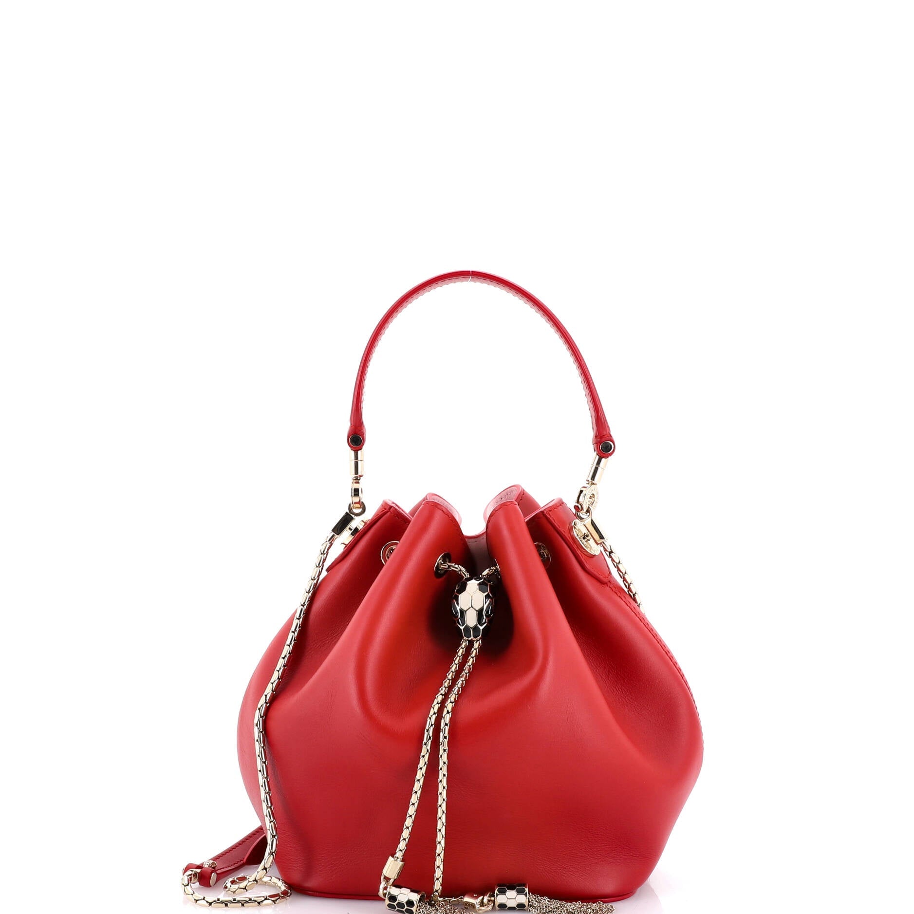 Serpenti Forever Bucket Bag Leather