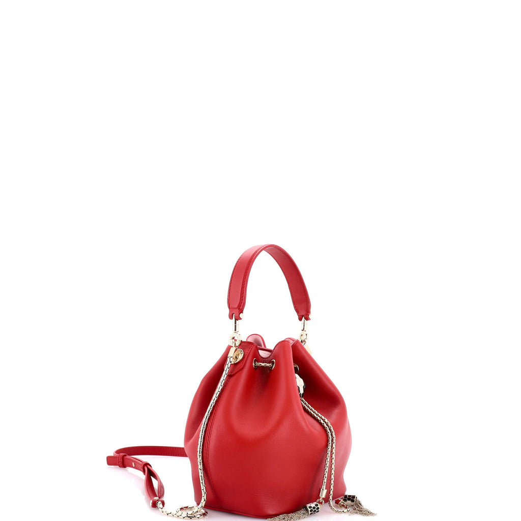 Serpenti Forever Bucket Bag Leather