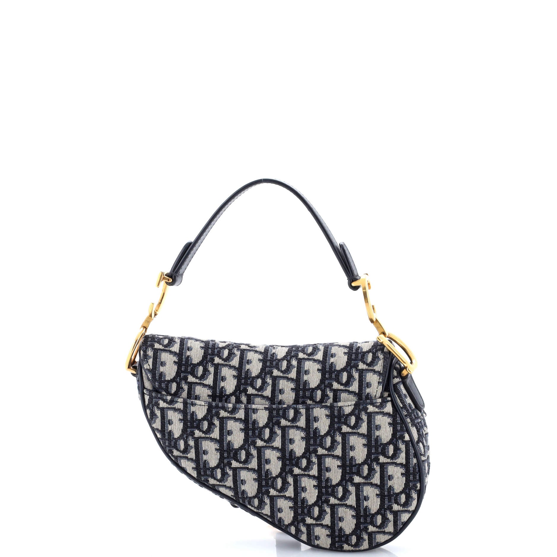 Saddle Handbag Oblique Canvas Mini