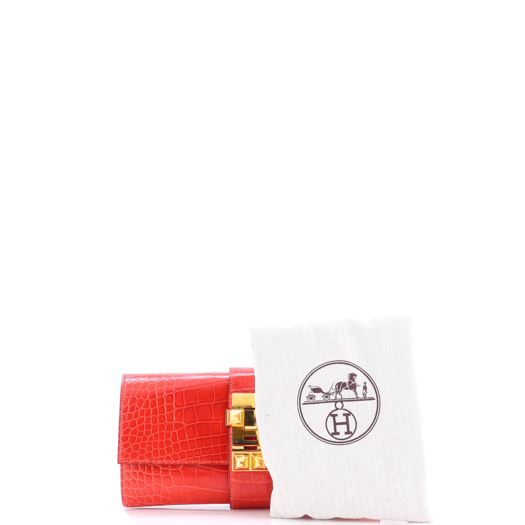 Medor Clutch Shiny Alligator 23