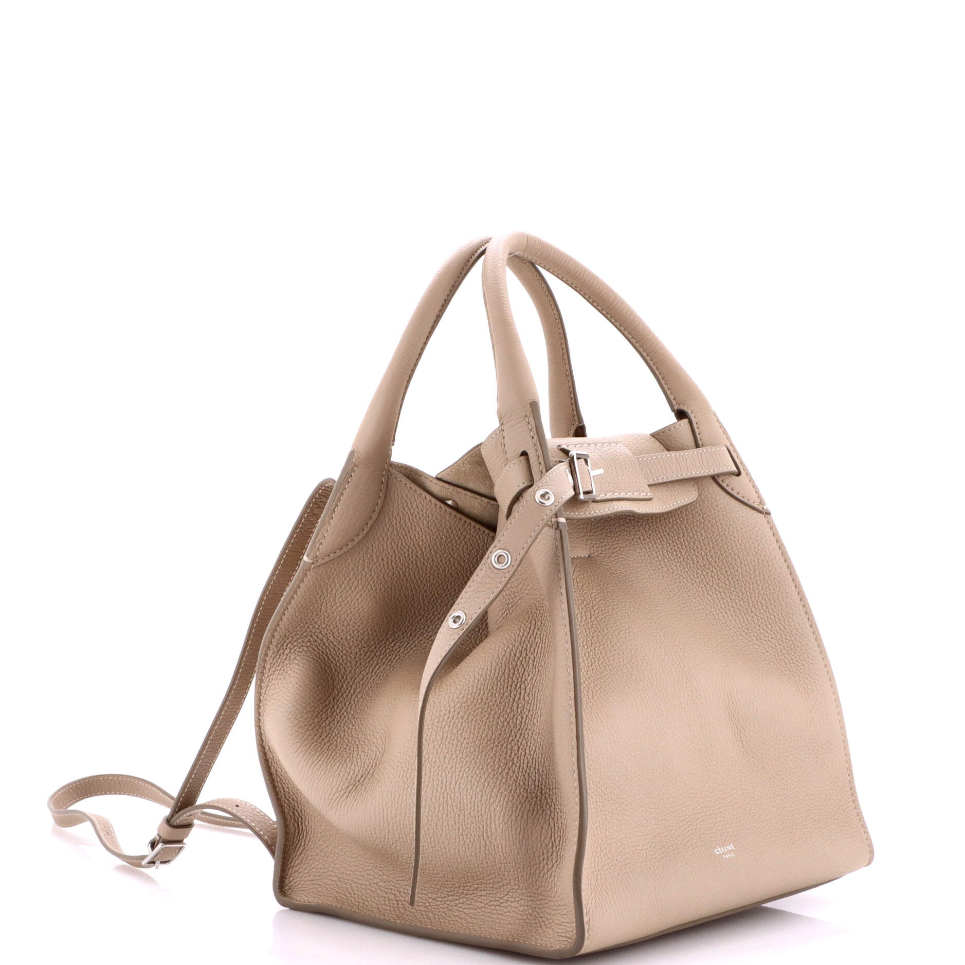 Big Bag Grained Calfskin Small