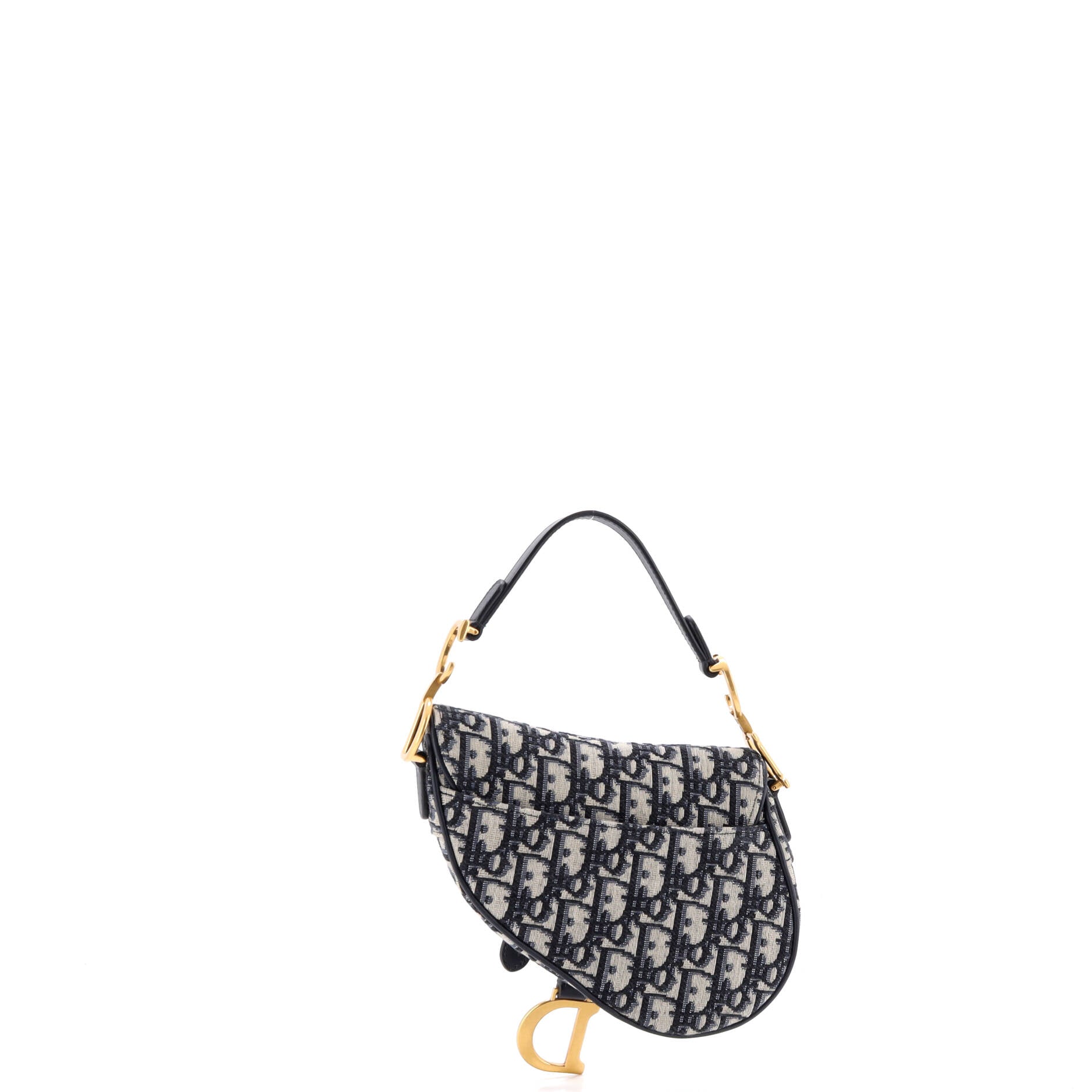 Saddle Handbag Oblique Canvas Mini