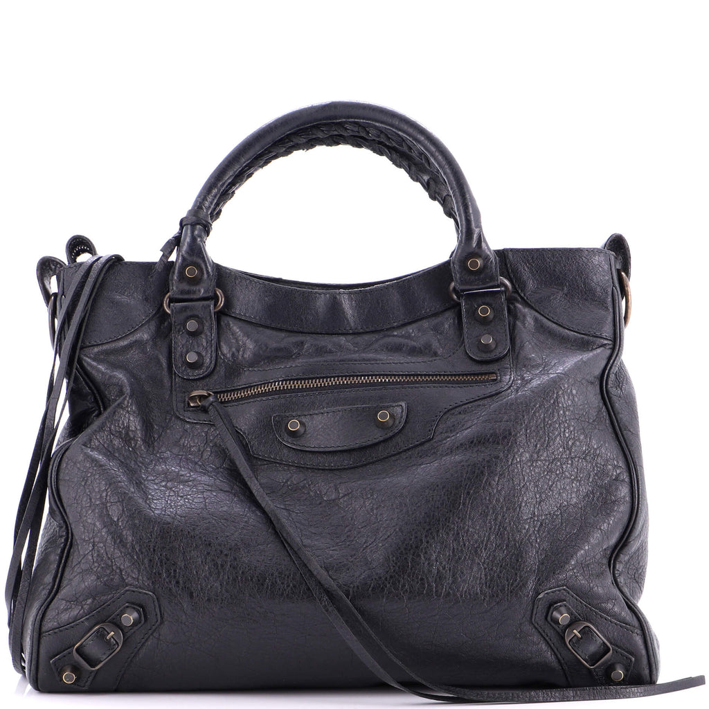 City Classic Studs Bag Leather Medium