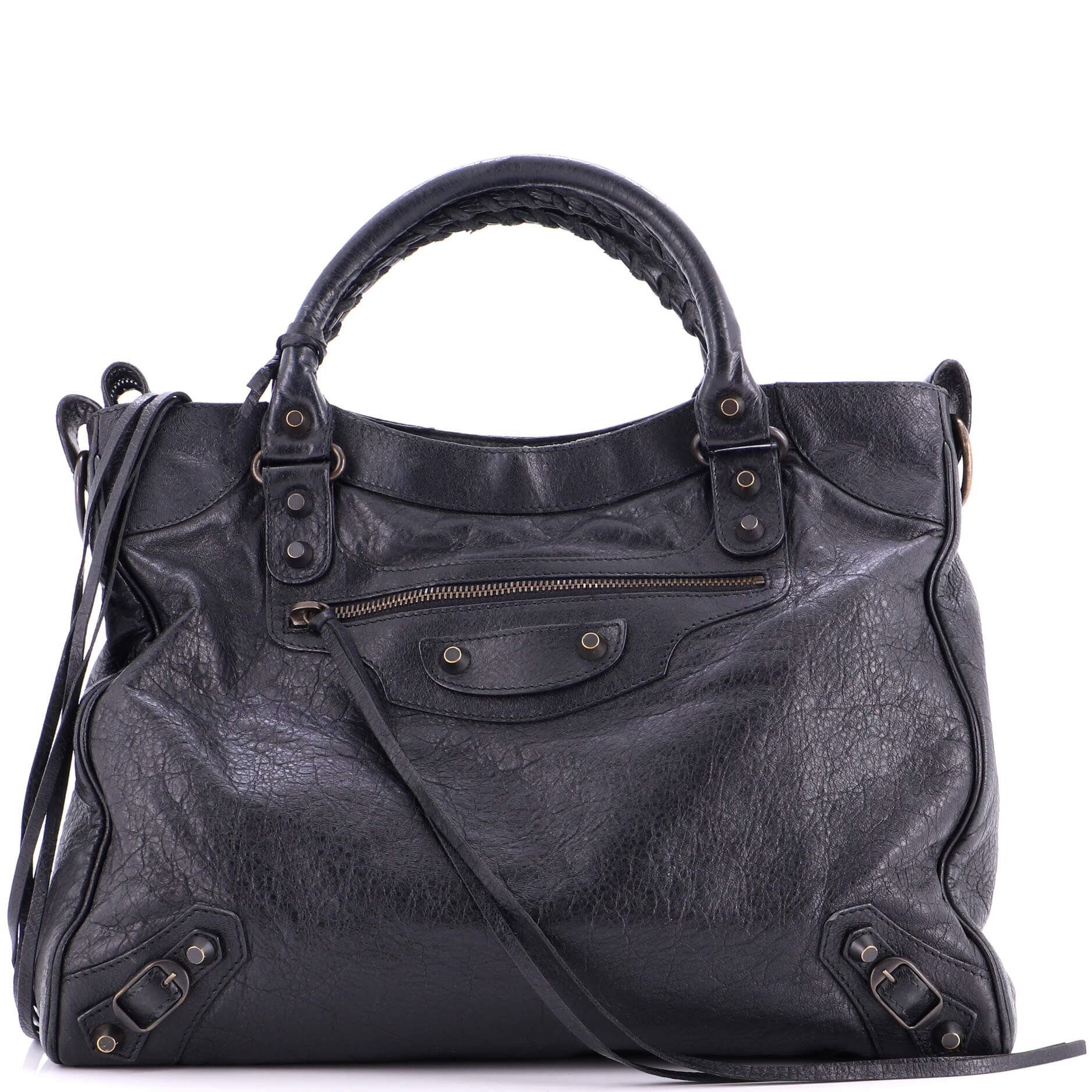 City Classic Studs Bag Leather Medium
