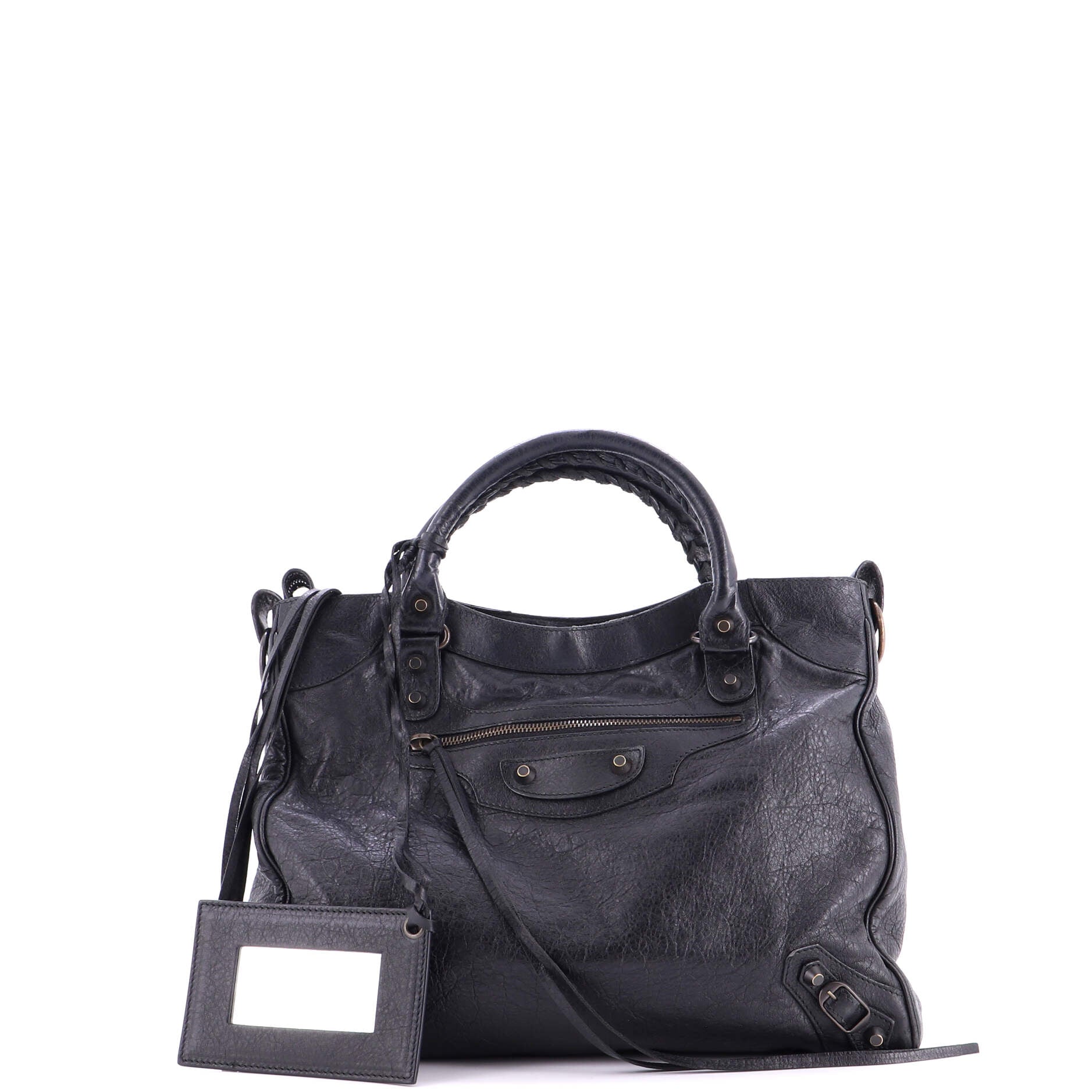 City Classic Studs Bag Leather Medium