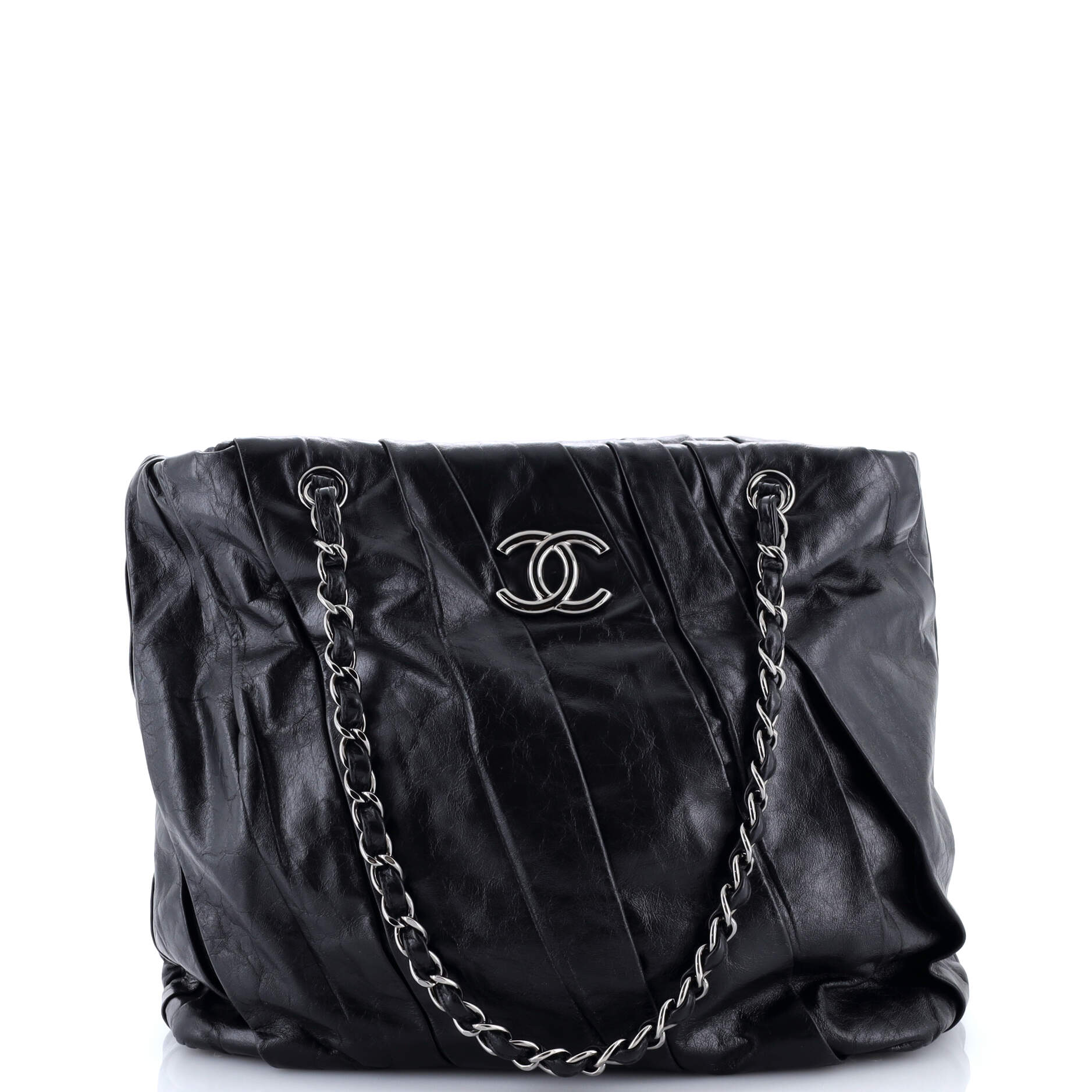 Twisted Tote Glazed Calfskin Large