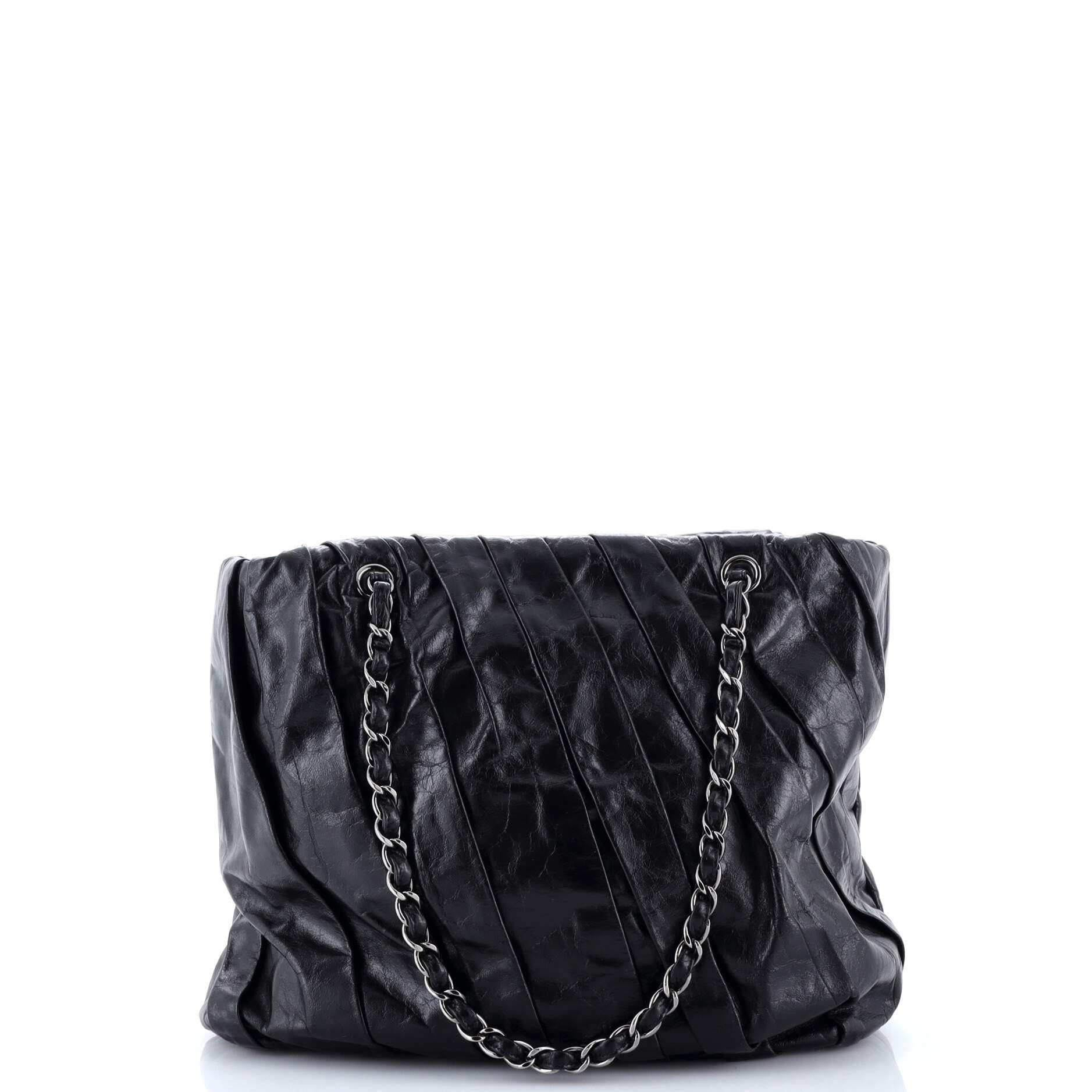 Twisted Tote Glazed Calfskin Large