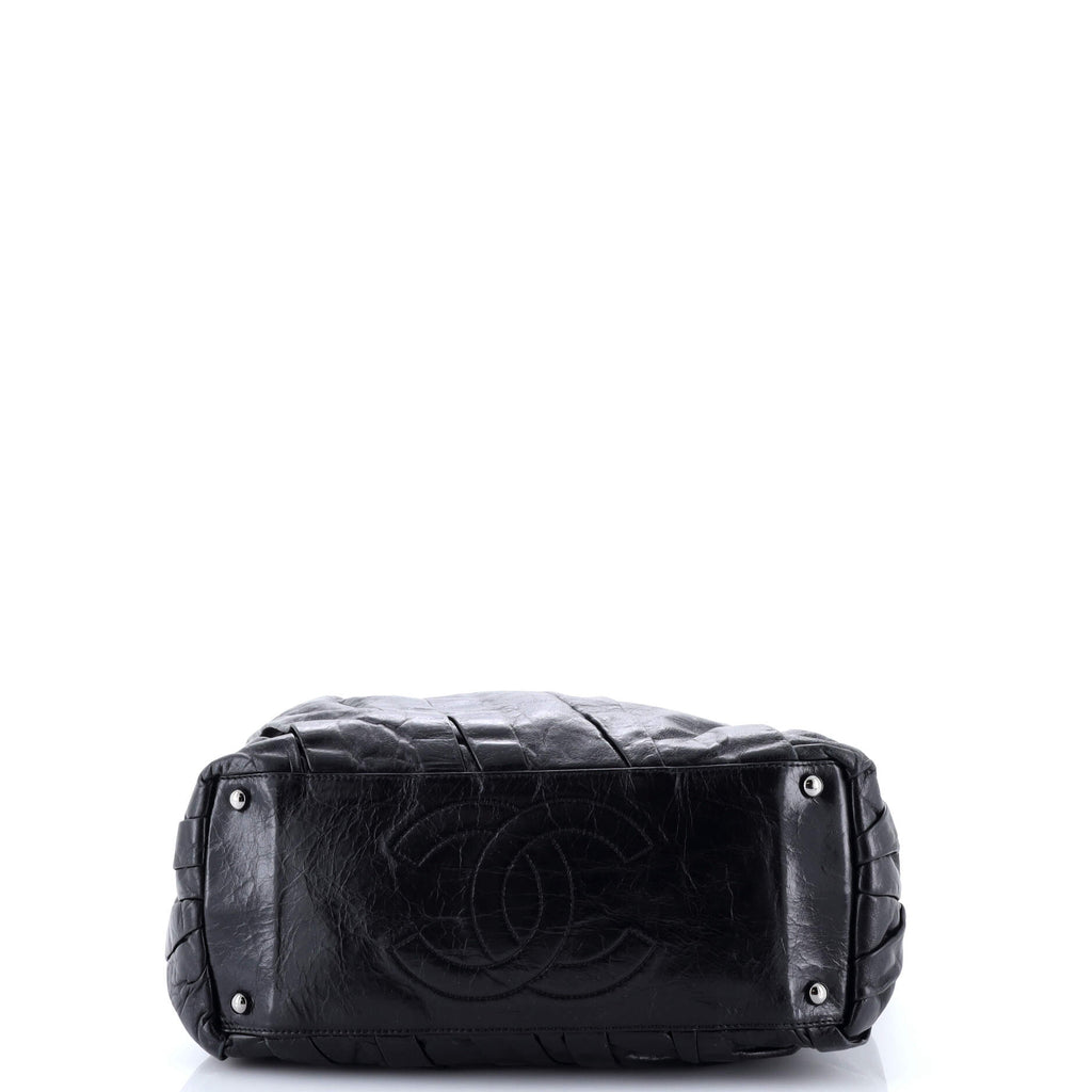 Twisted Tote Glazed Calfskin Large