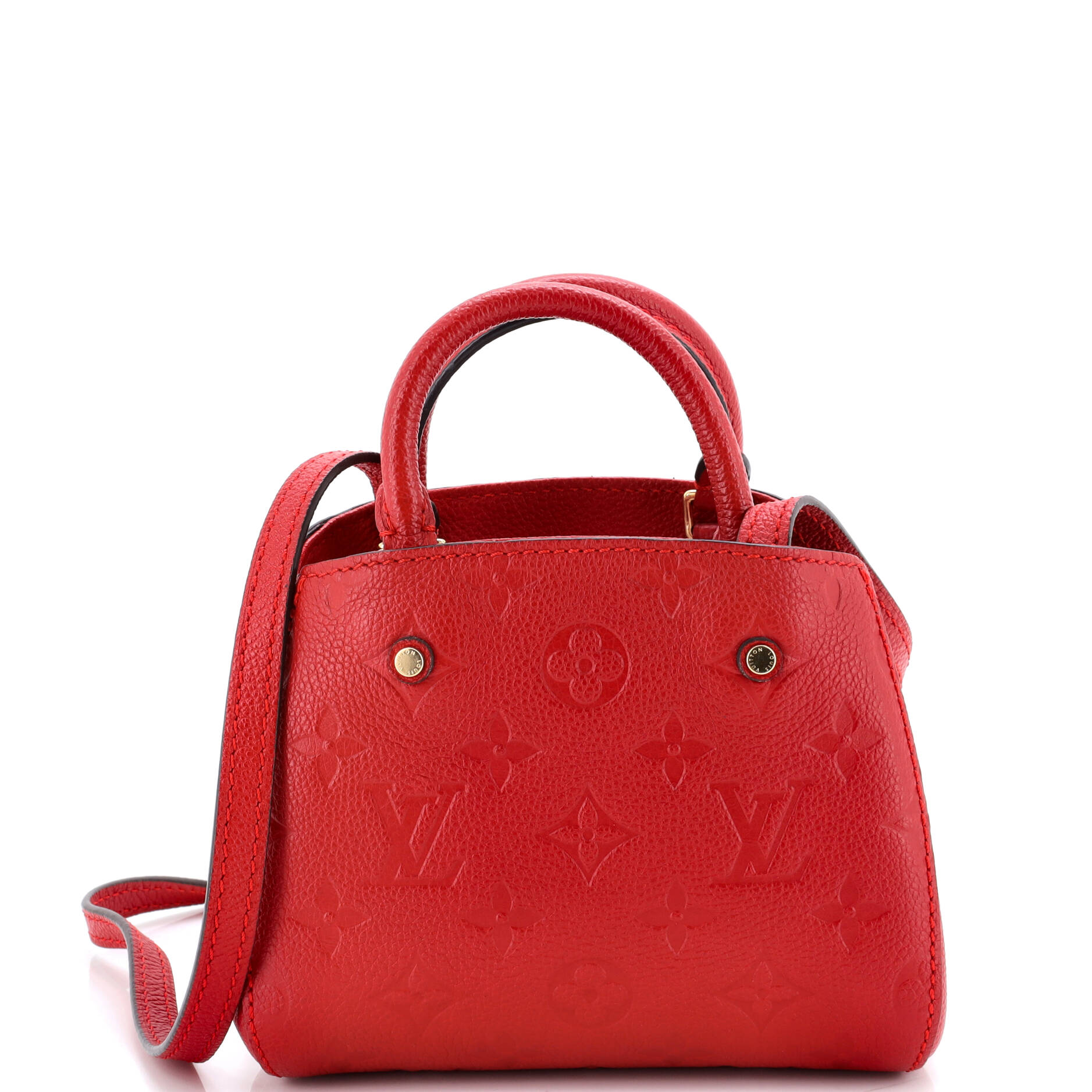 Montaigne Handbag Monogram Empreinte Leather Nano