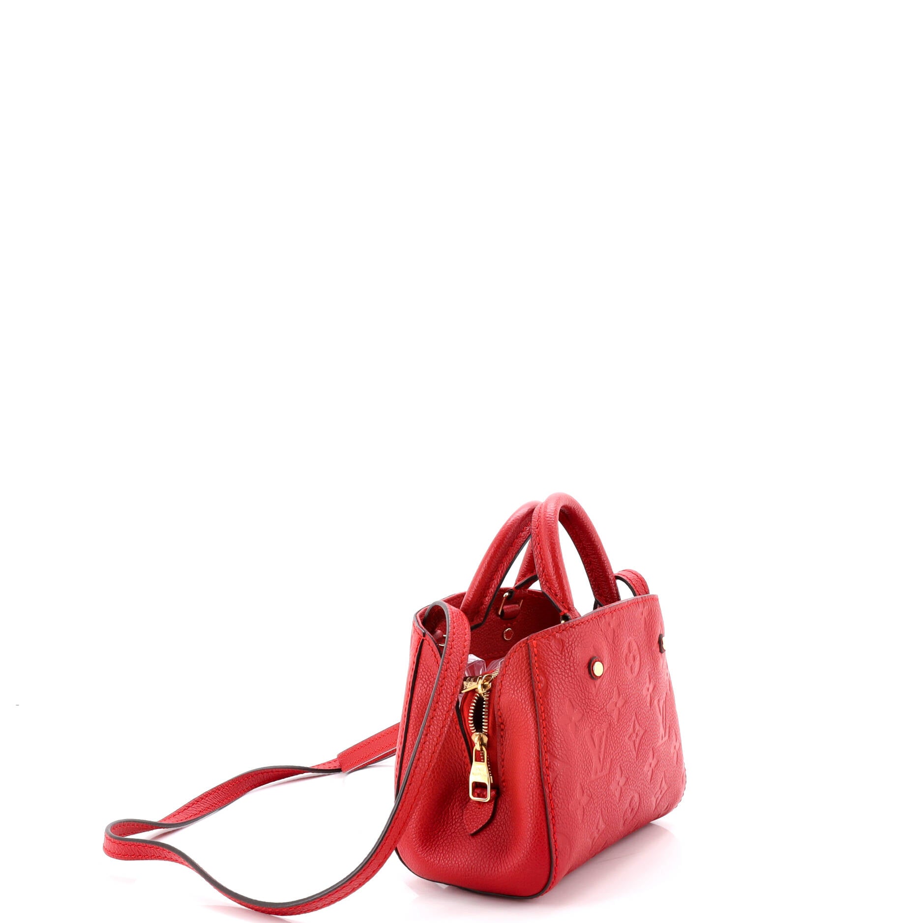 Montaigne Handbag Monogram Empreinte Leather Nano