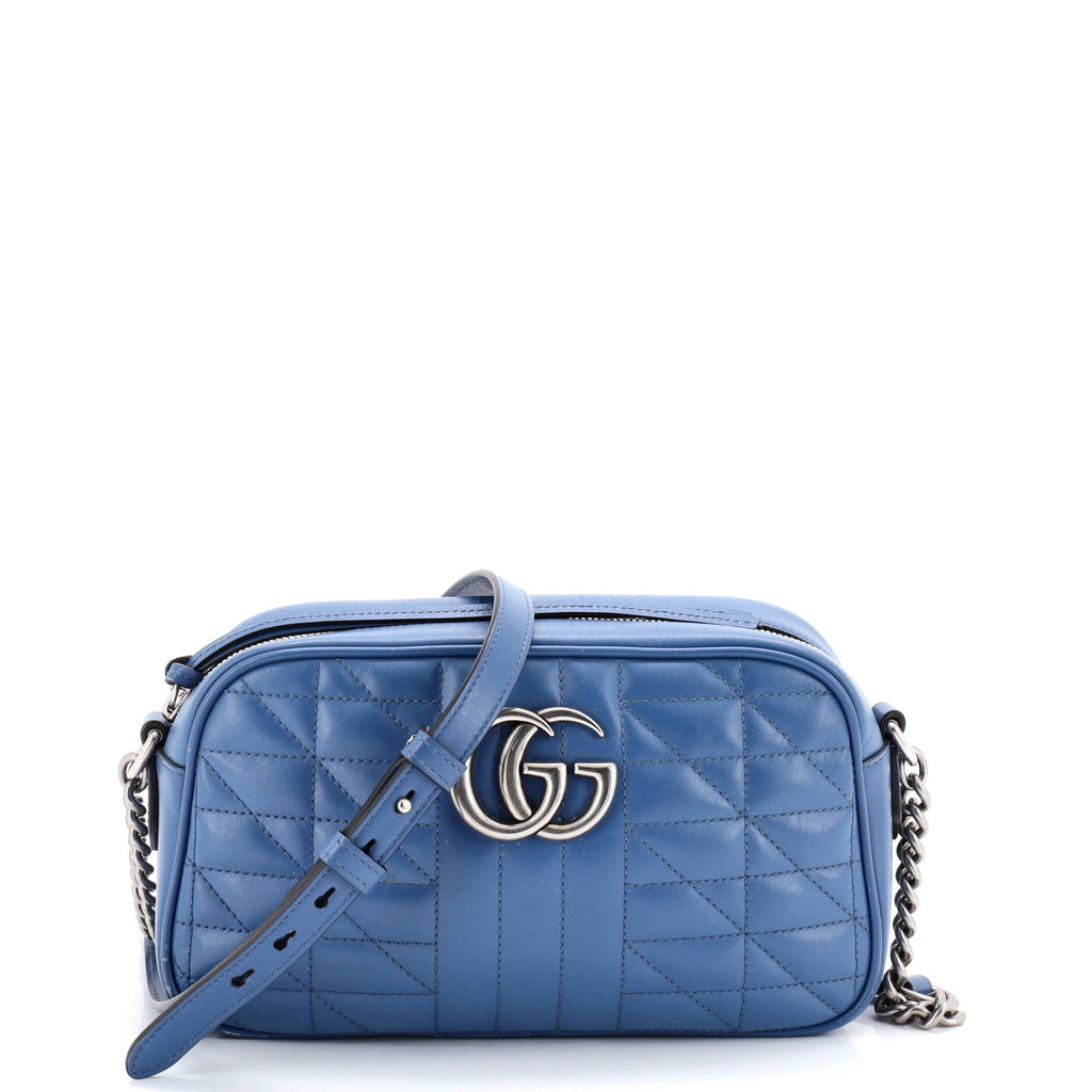 GG Marmont Shoulder Bag Mixed Matelasse Leather Small