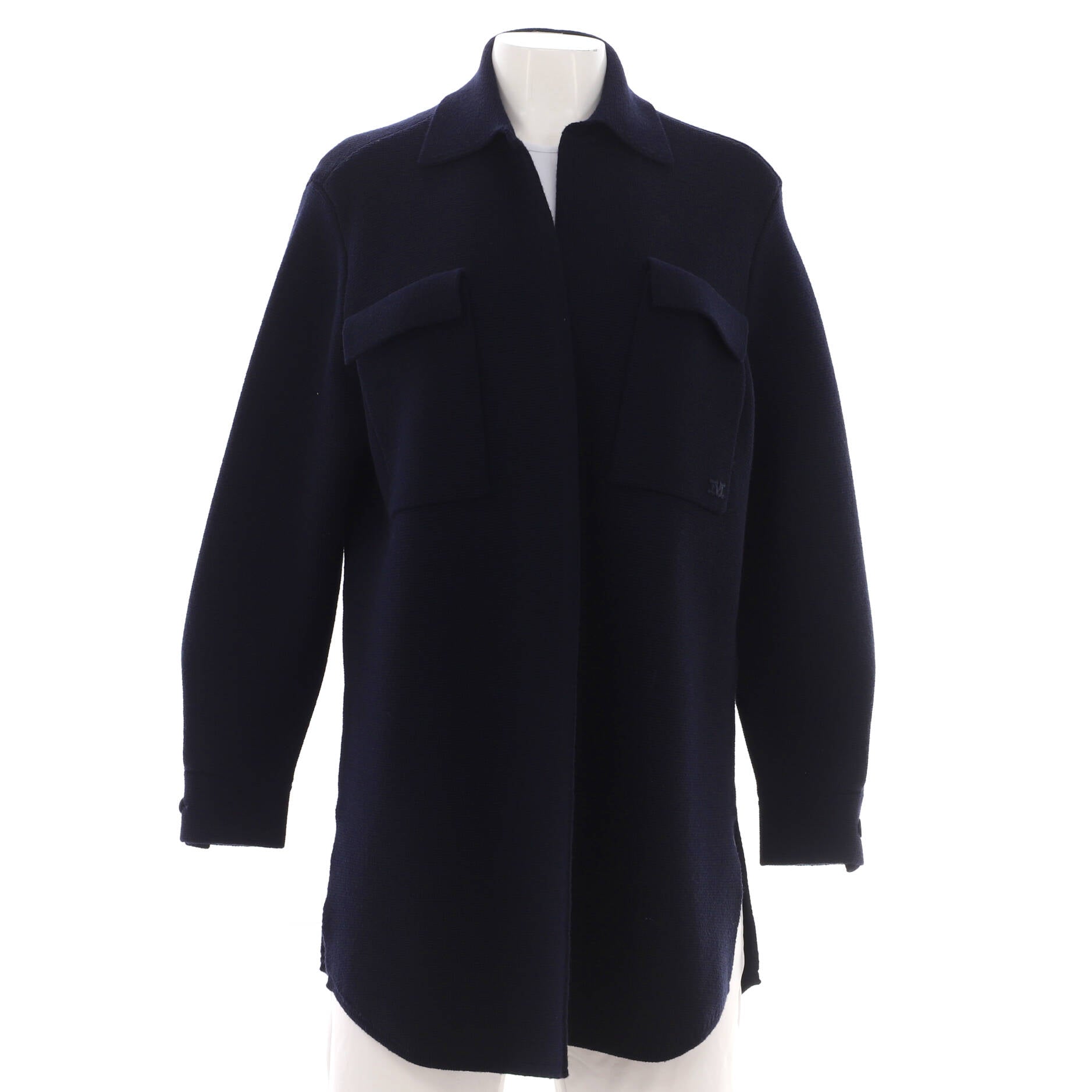 Women's Two Pocket Open Longigan Wool