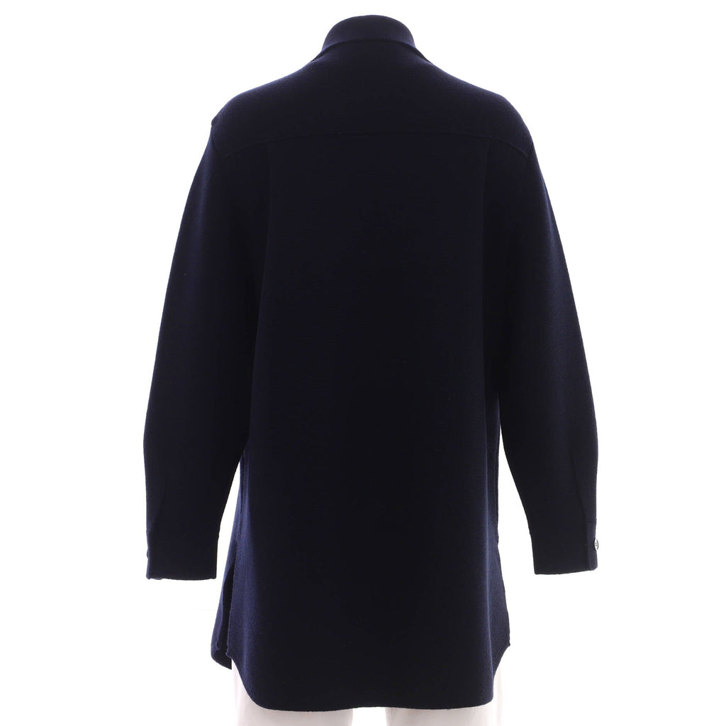 Women's Two Pocket Open Longigan Wool