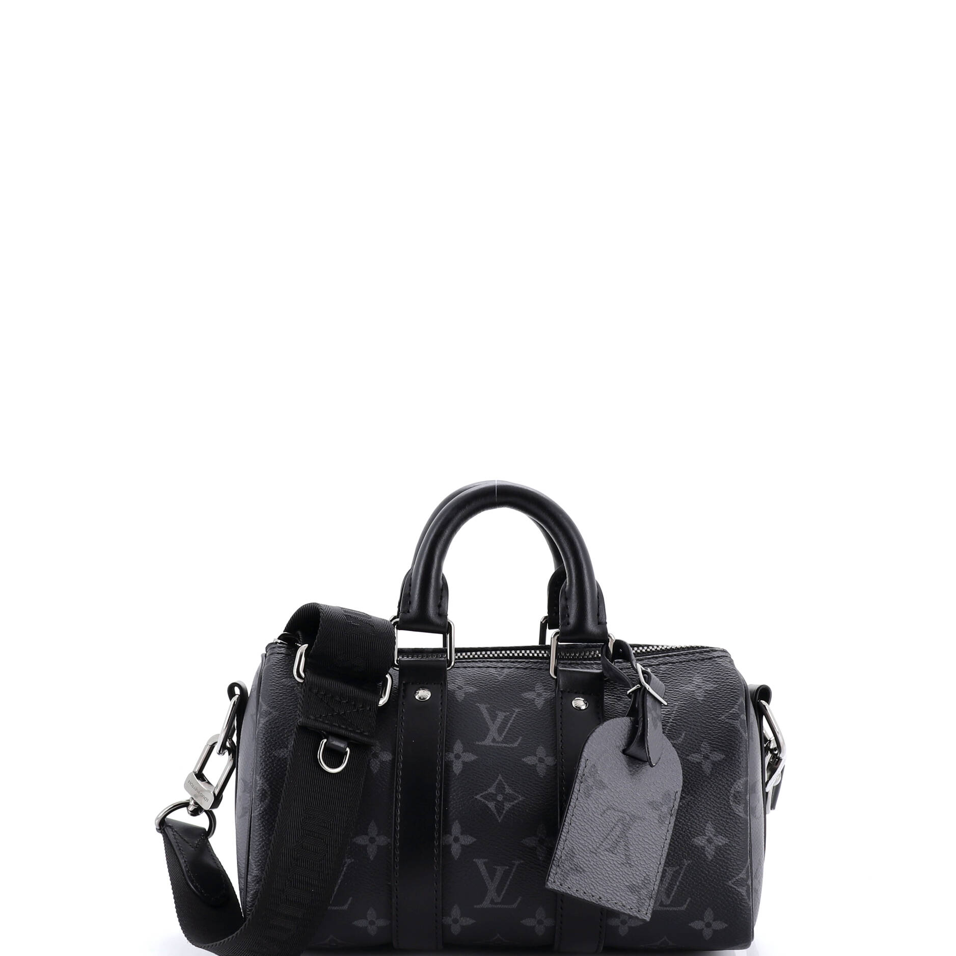 Keepall Bandouliere Bag Reverse Monogram Eclipse Canvas 25