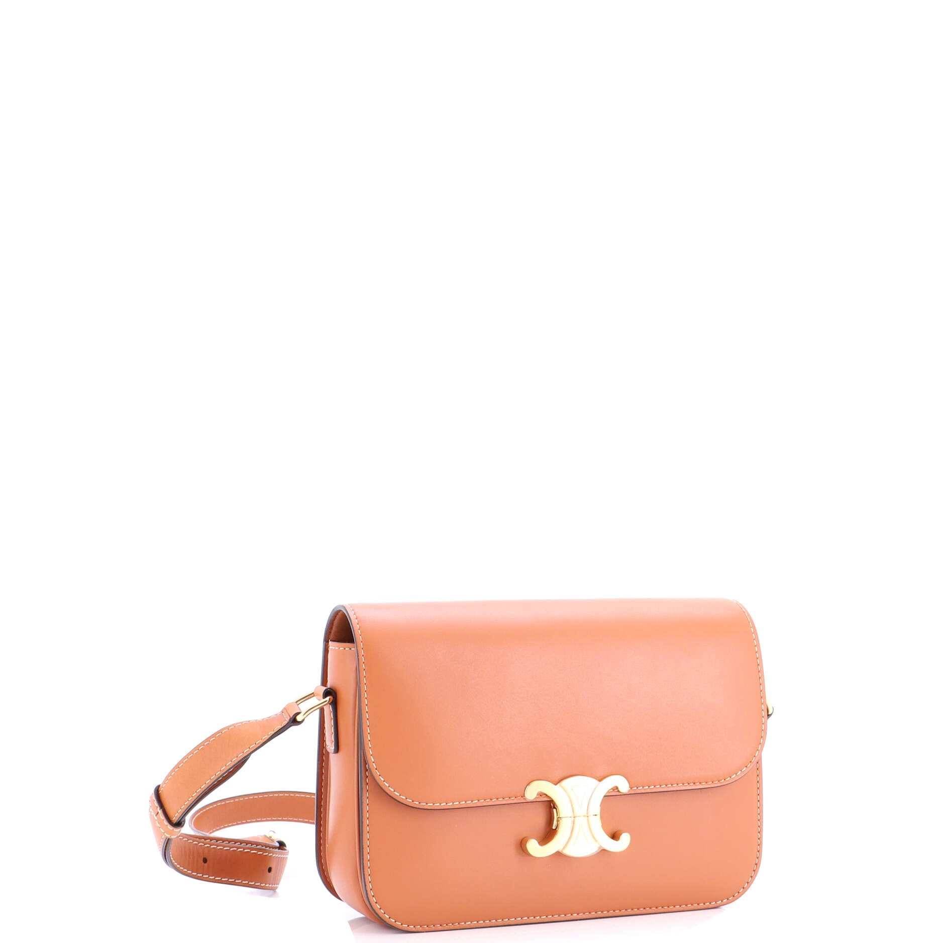 Triomphe Shoulder Bag Smooth Calfskin Medium