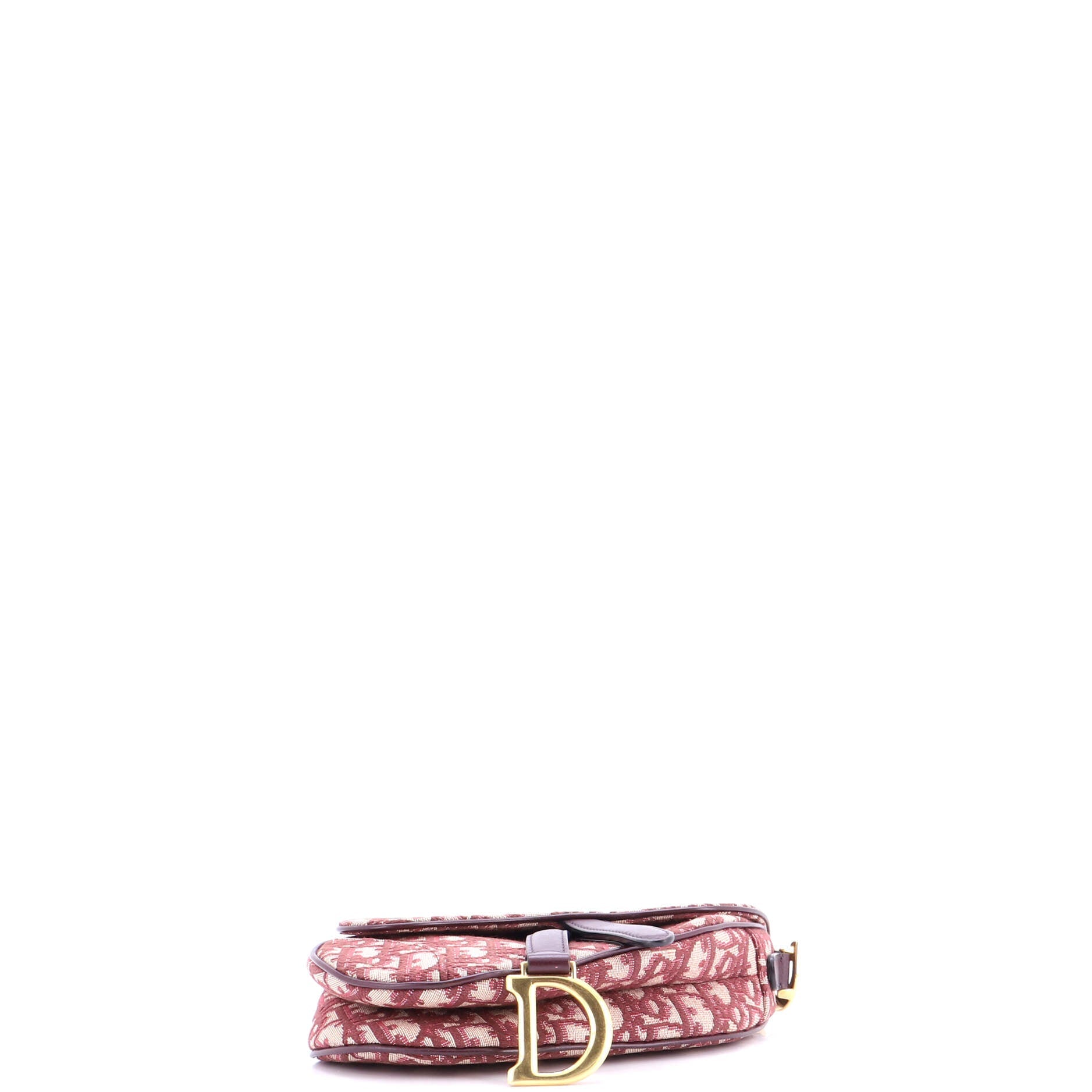 Saddle Handbag Oblique Canvas Mini