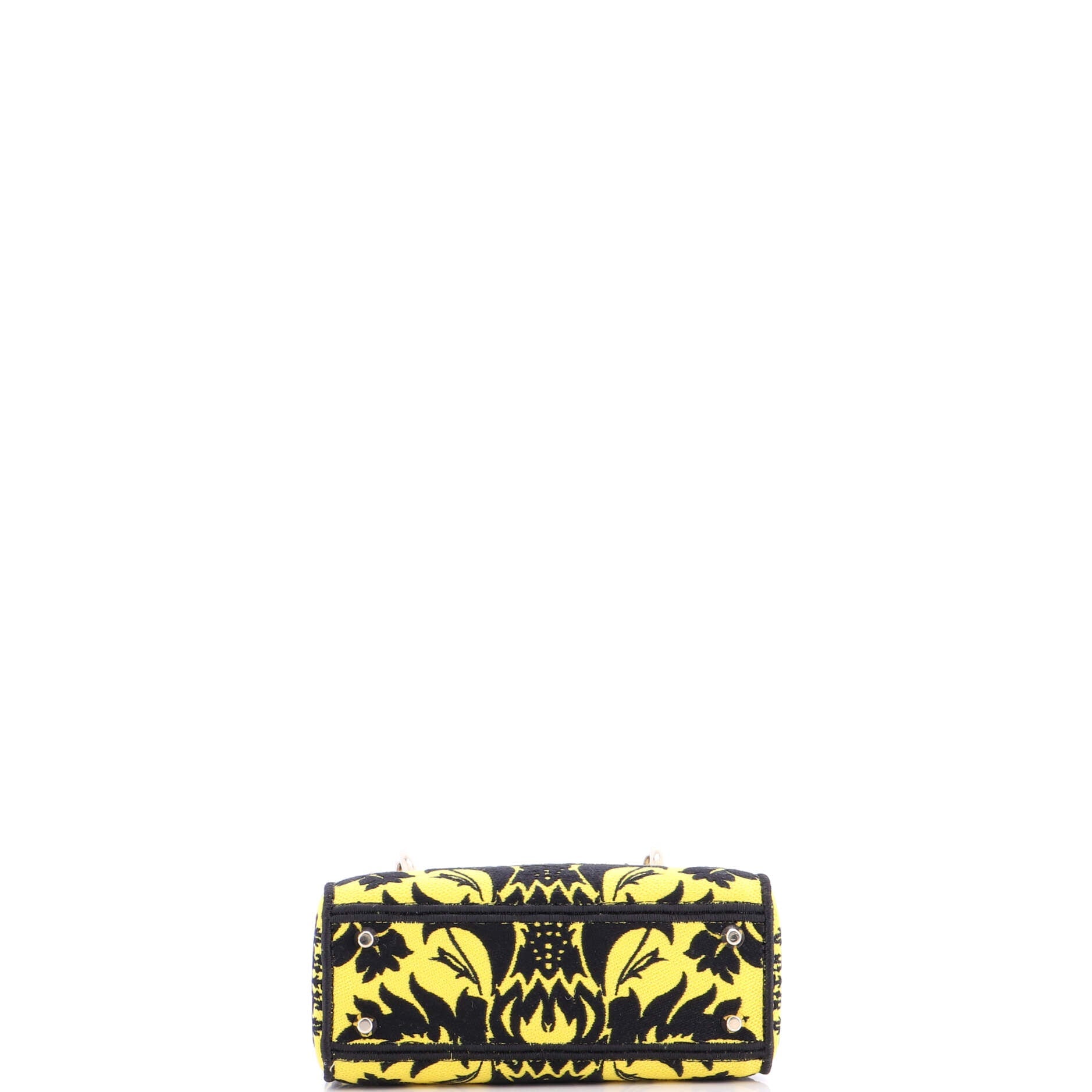 Lady D-Lite Bag Embroidered Canvas Mini