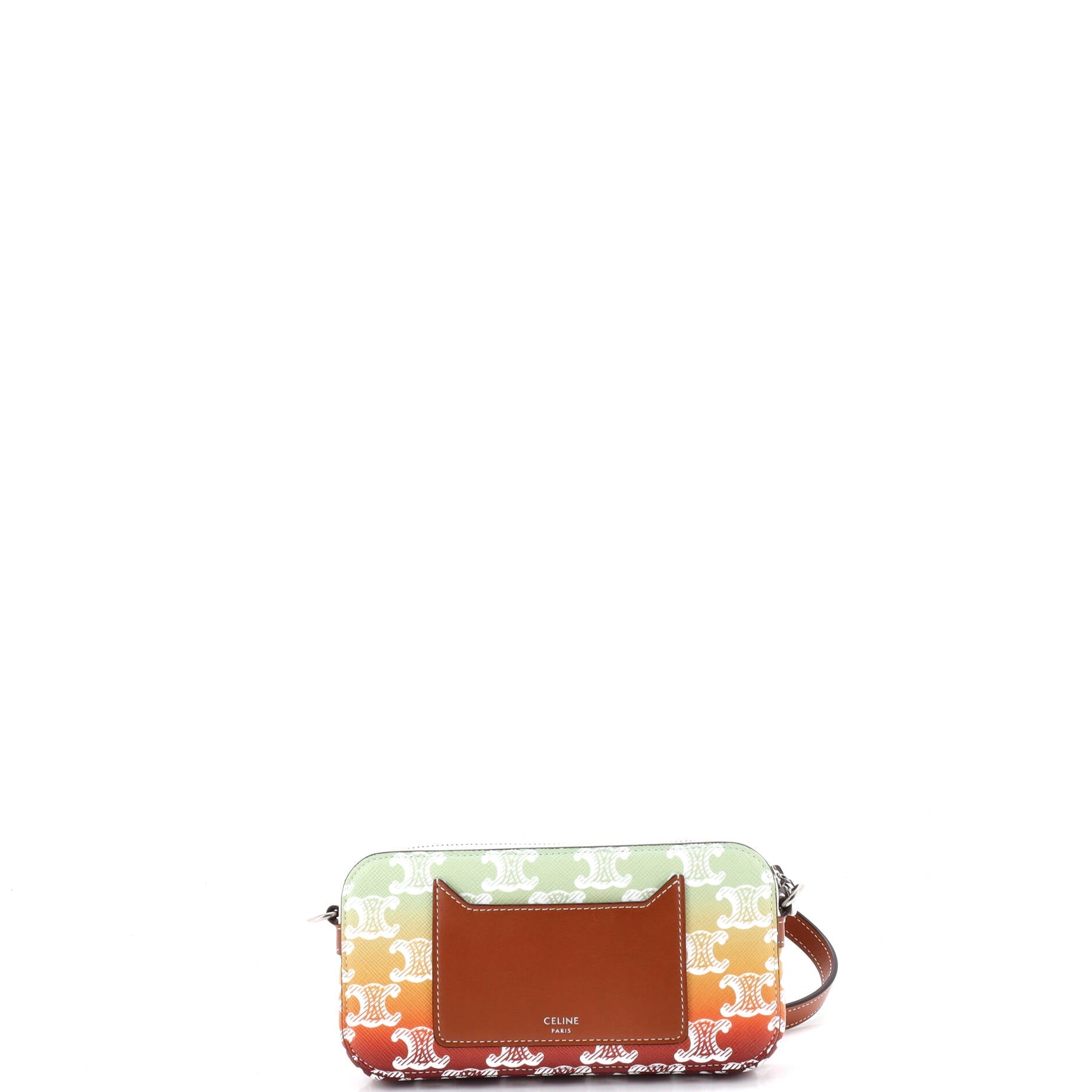 Horizontal Pouch Crossbody Bag Logo Triomphe Coated Canvas