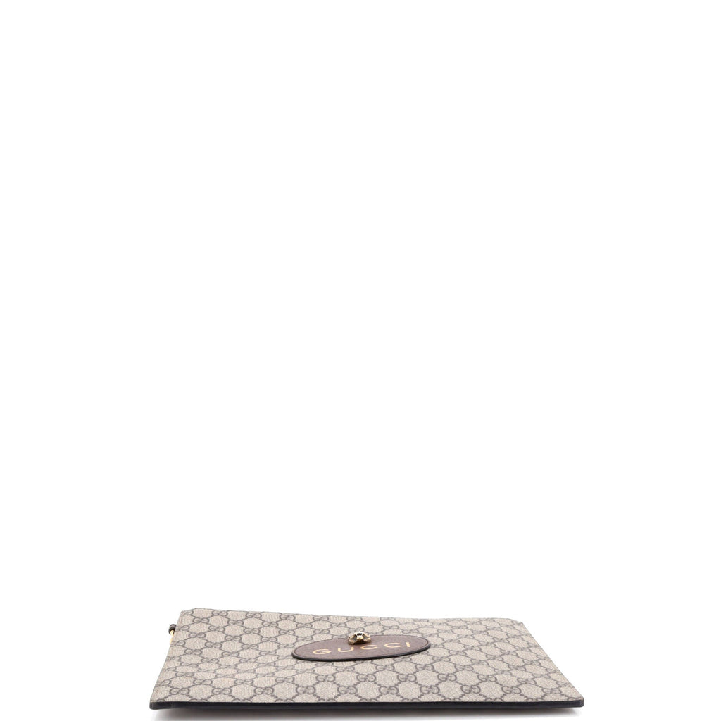 Neo Vintage Wristlet Pouch GG Coated Canvas