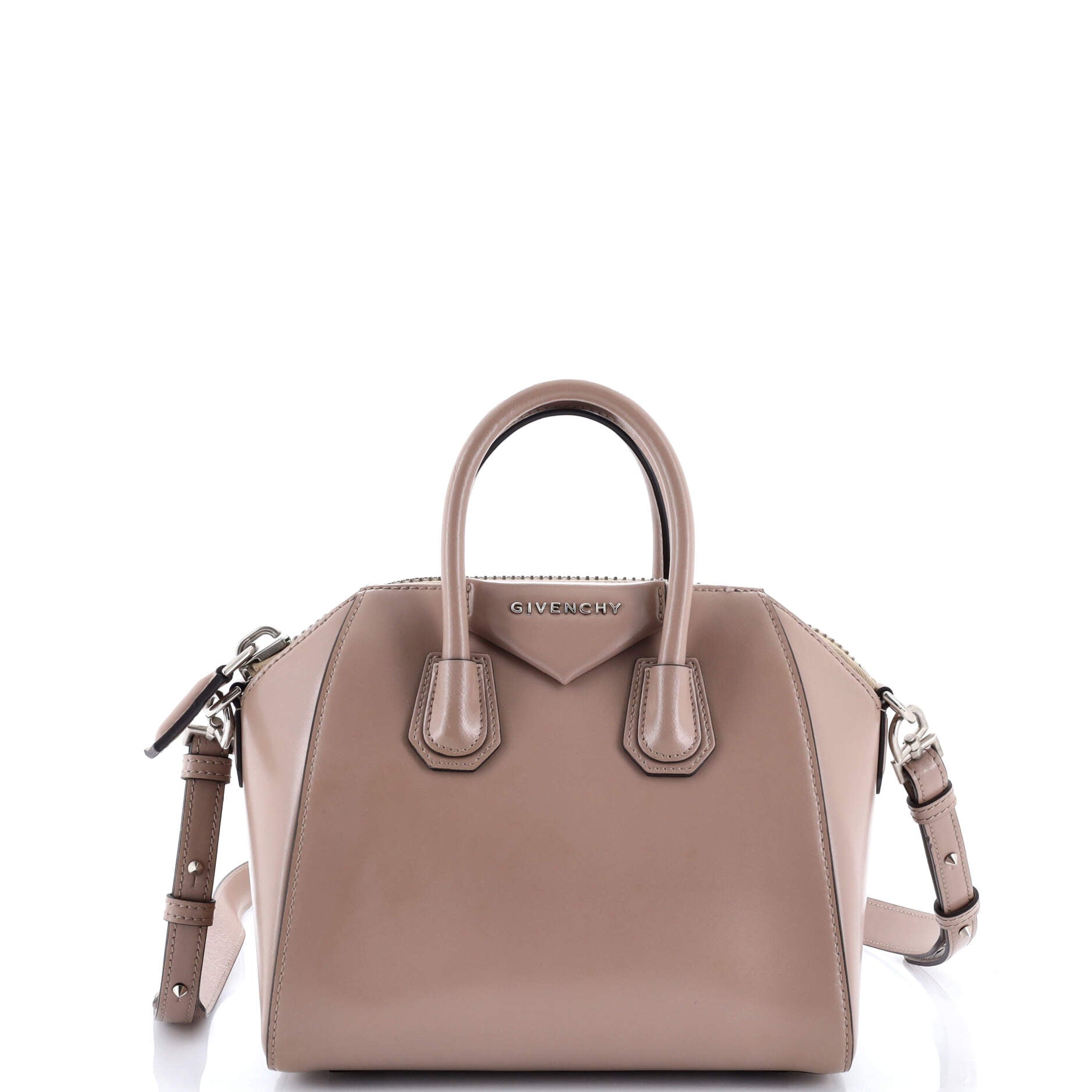 Antigona Bag Glazed Leather Mini