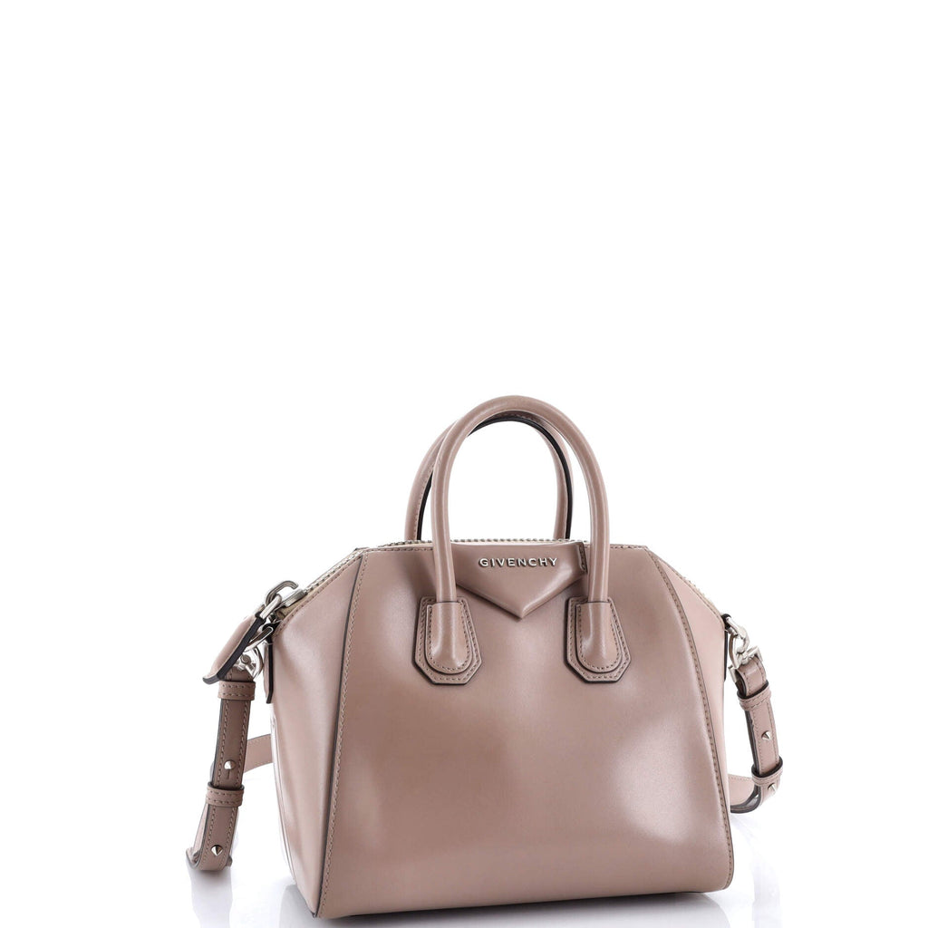 Antigona Bag Glazed Leather Mini