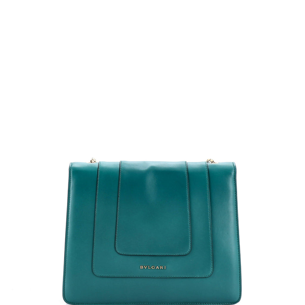 Serpenti Forever Square Shoulder Bag Leather Medium